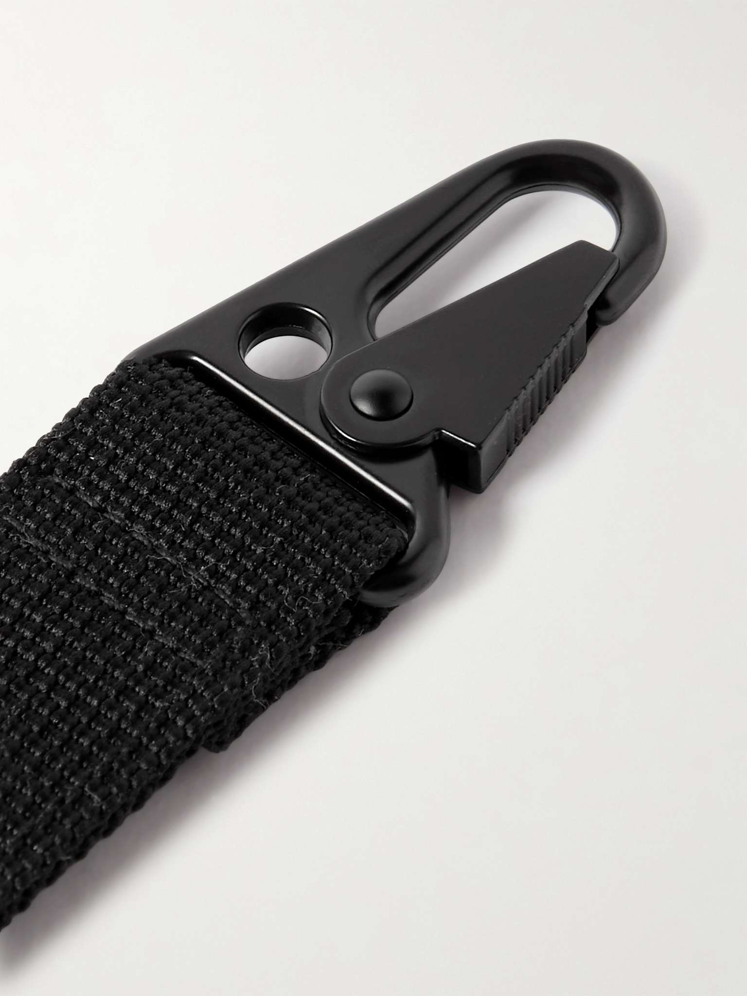Jaden Logo-Embroidered Grosgrain Key Fob - 3