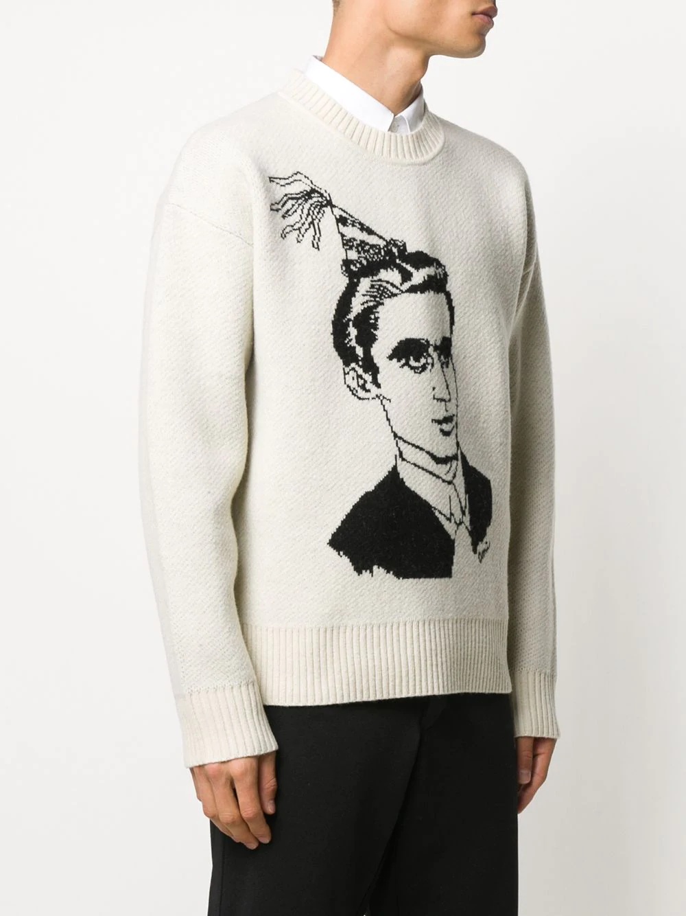 party man intarsia wool jumper - 3