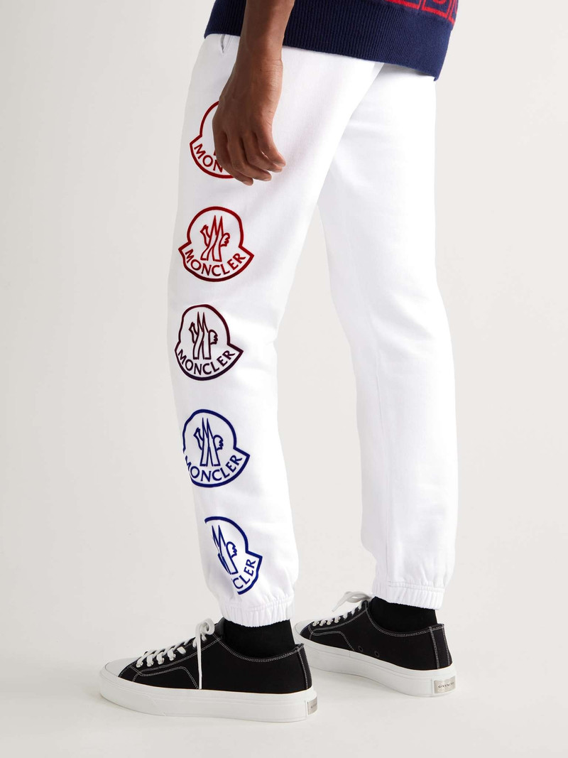 Tapered Logo-Print Cotton-Jersey Sweatpants 4