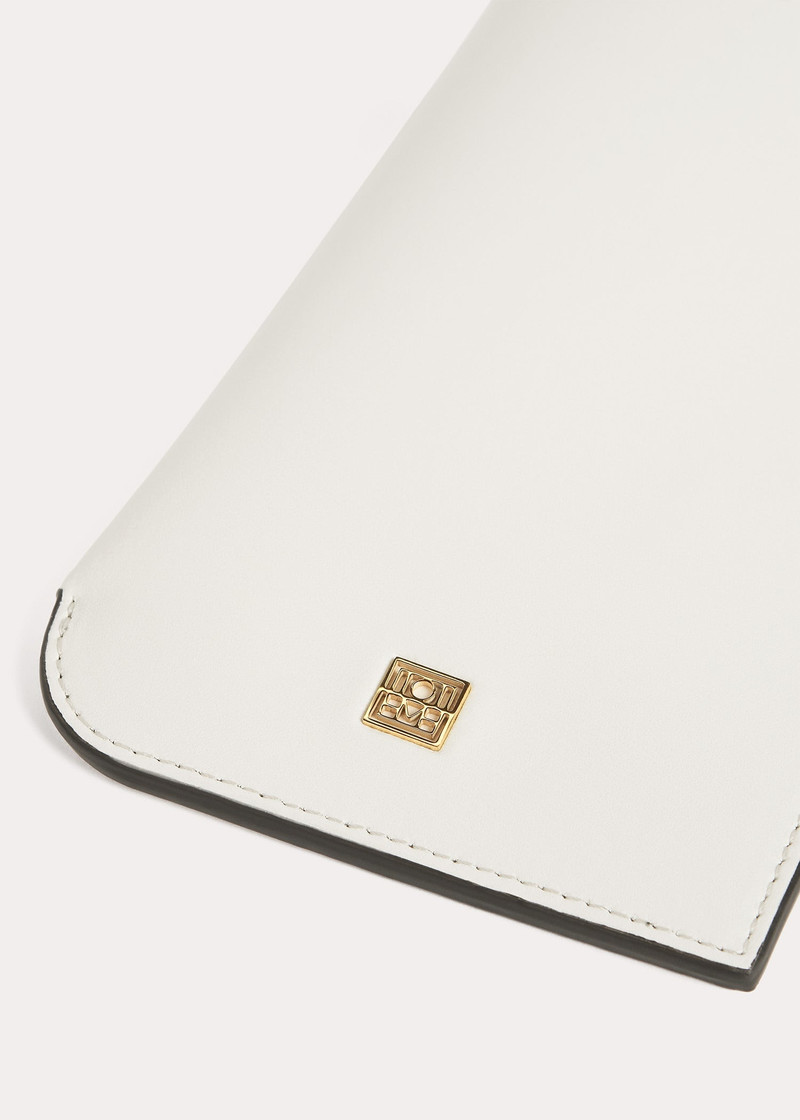 Pocket leather pouch milk 6