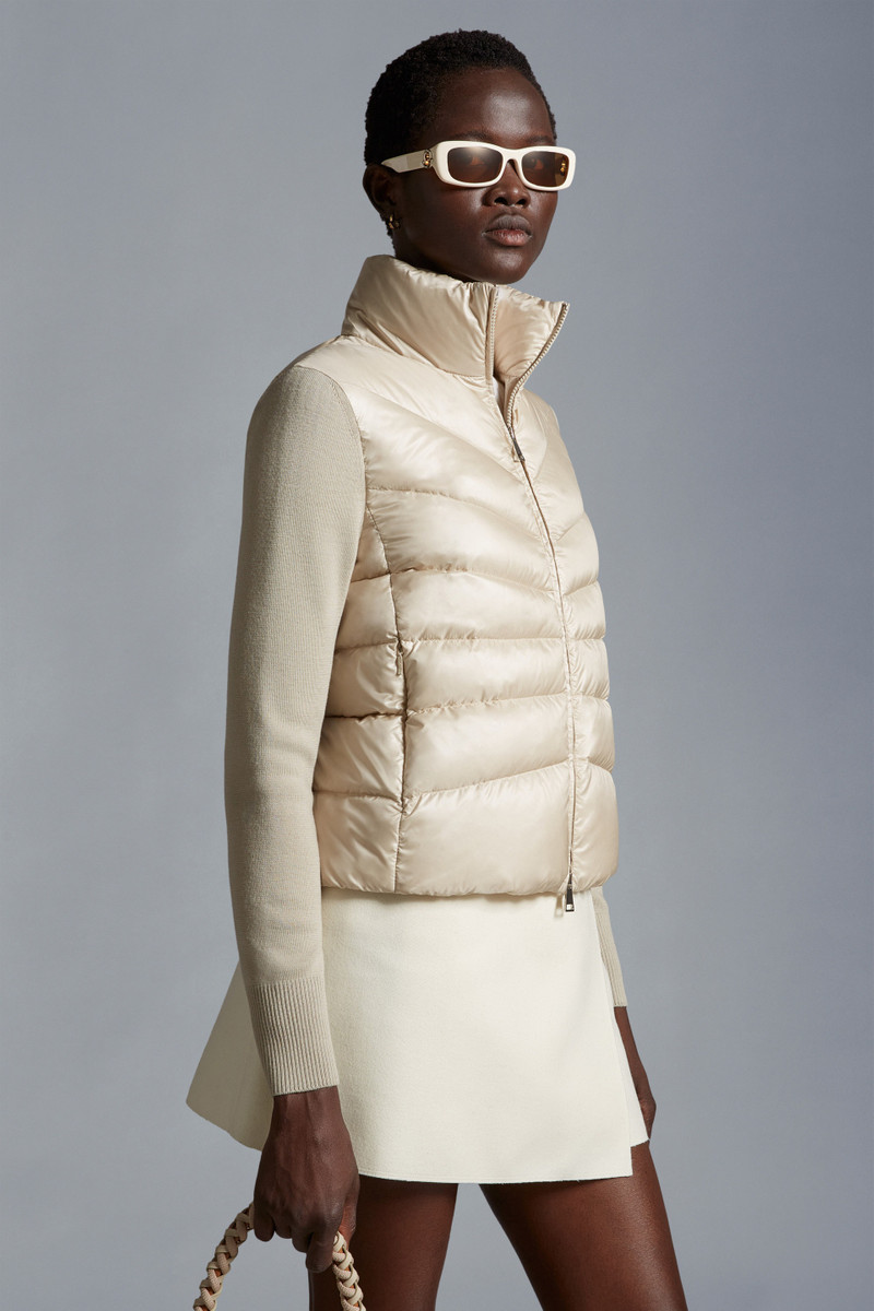 Moncler Padded Wool Cardigan outlook