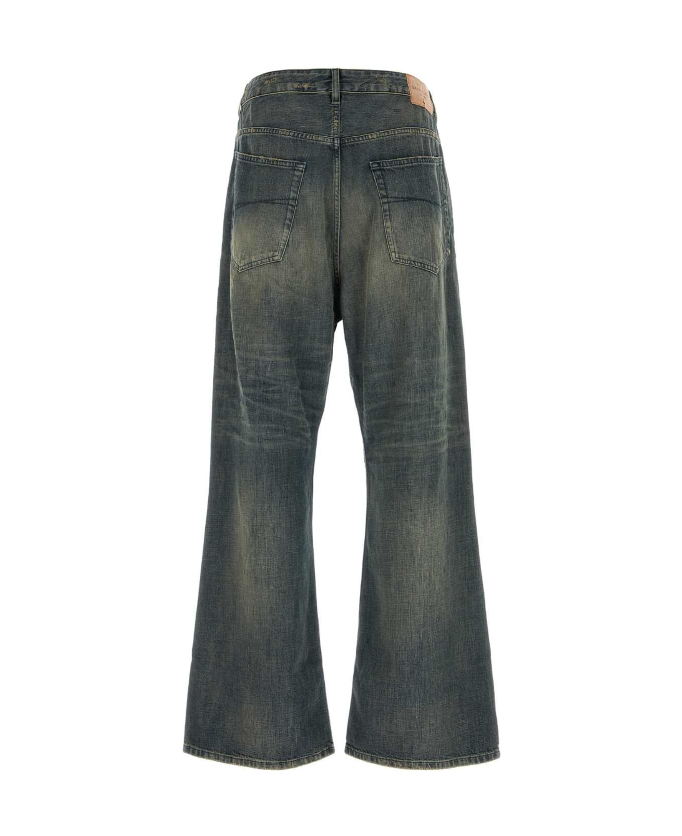 Denim Wide-leg Jeans - 2
