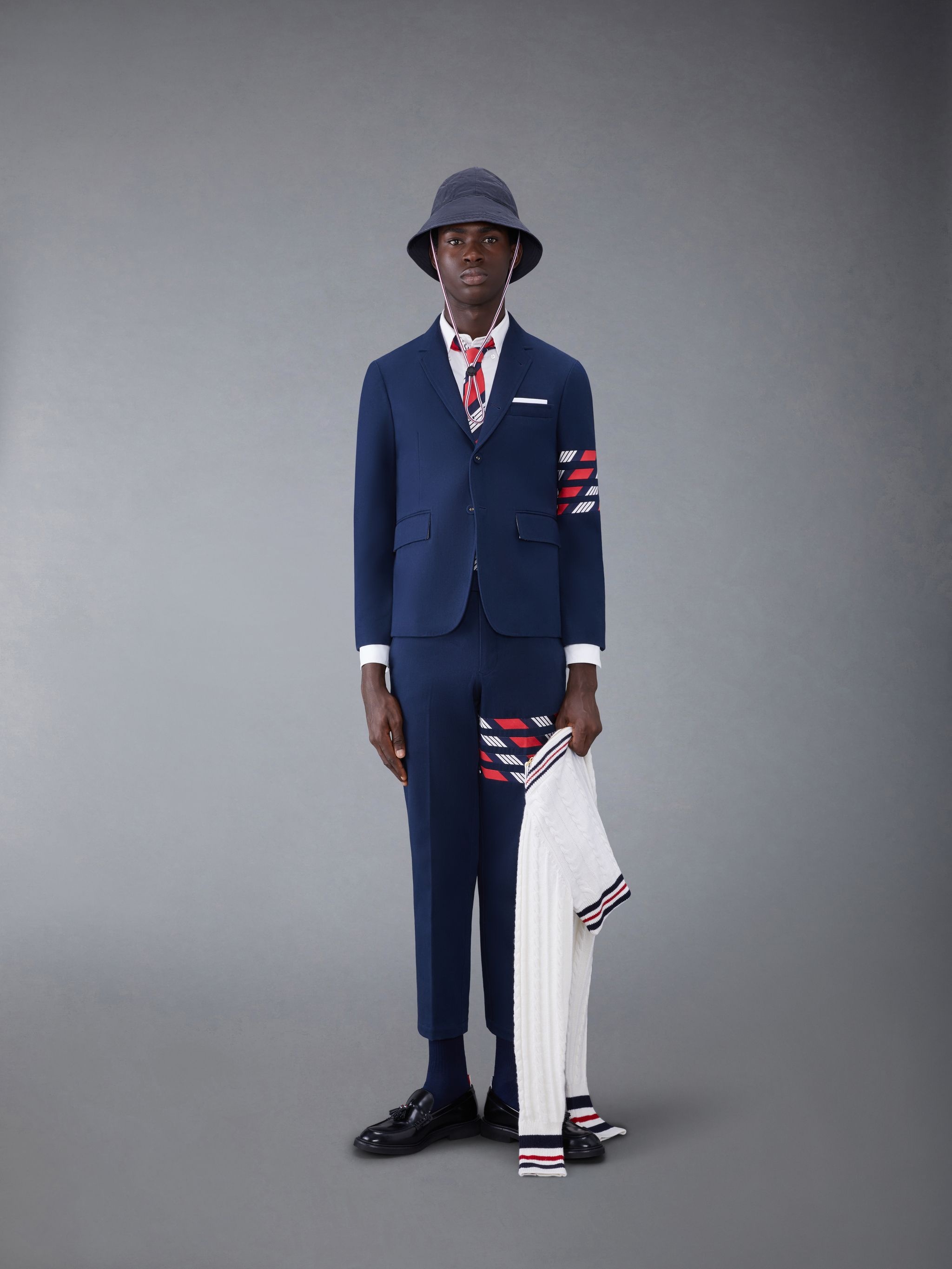 Cotton 4-Bar Chino Trouser - 3