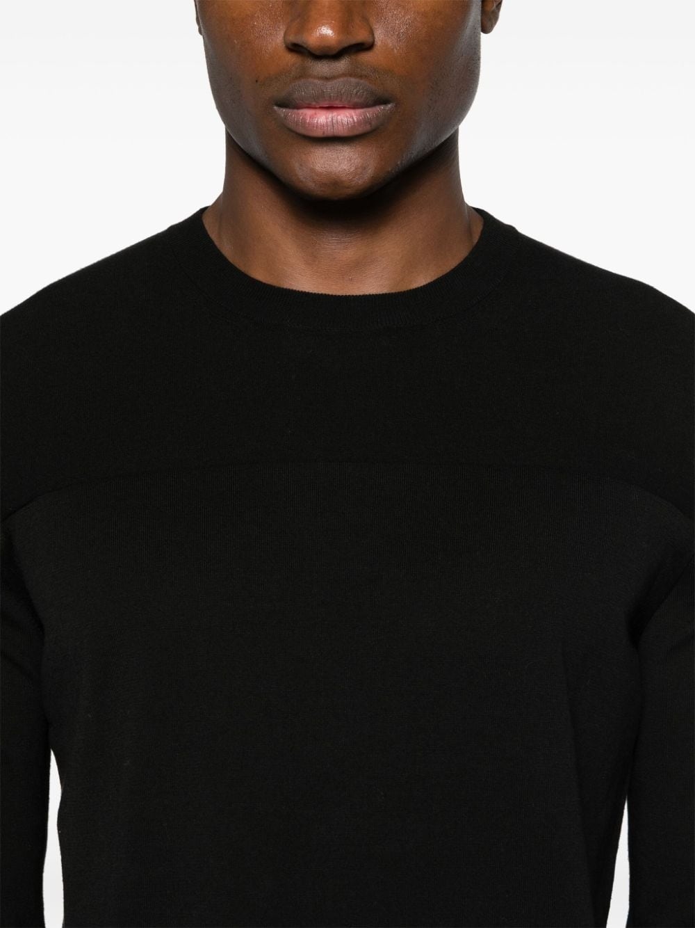 crew-neck cotton jumper - 5