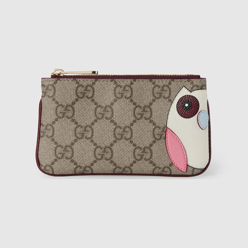 GG key case with owl detail 4