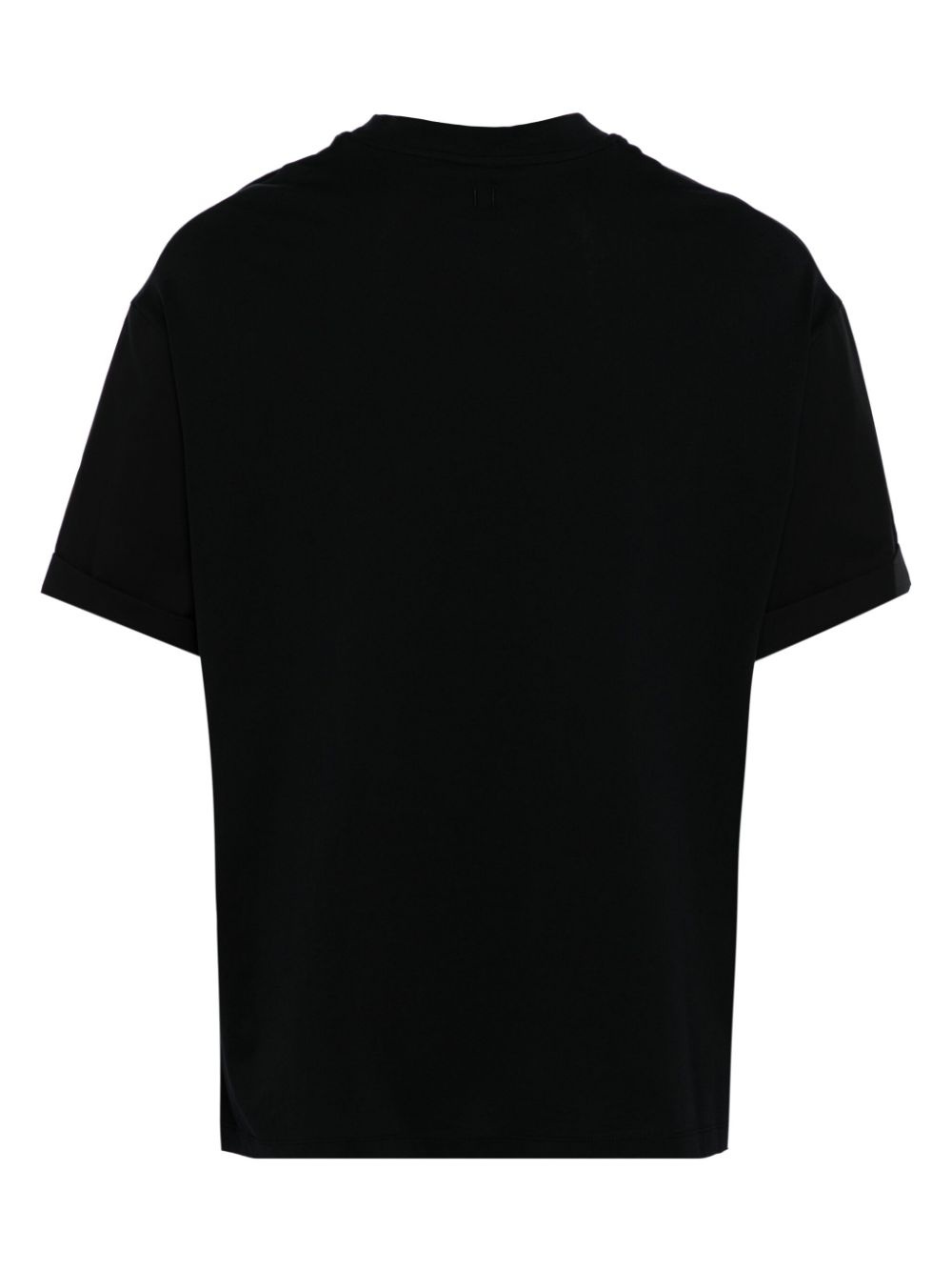 contrast-trim cotton t-shirt - 2