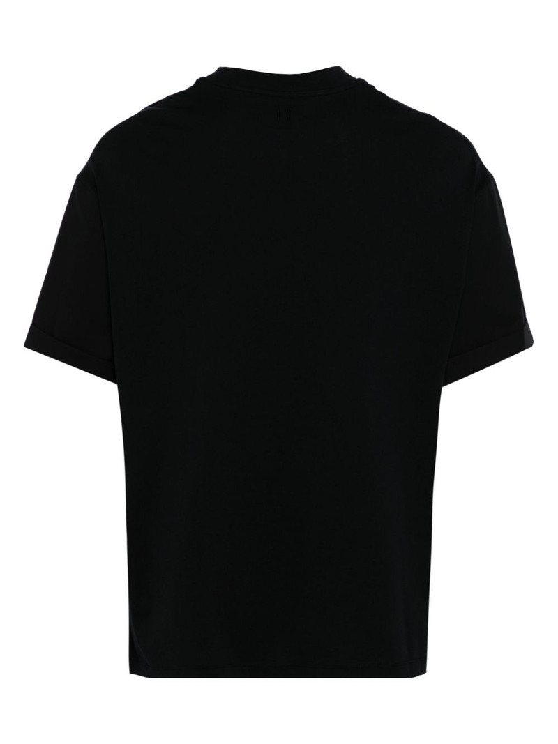 Neil Barrett contrast-trim cotton t-shirt outlook
