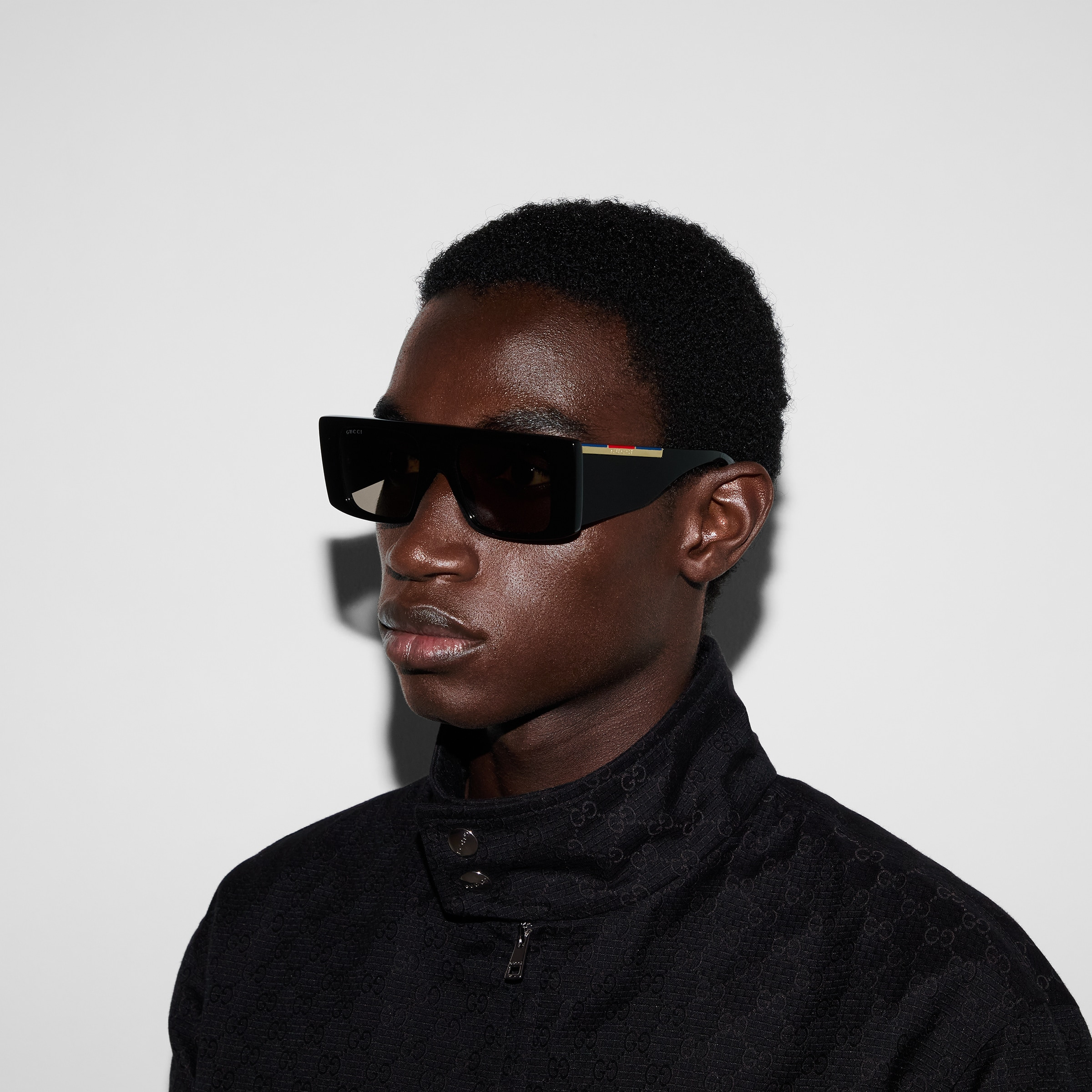 Rectangular frame sunglasses - 3