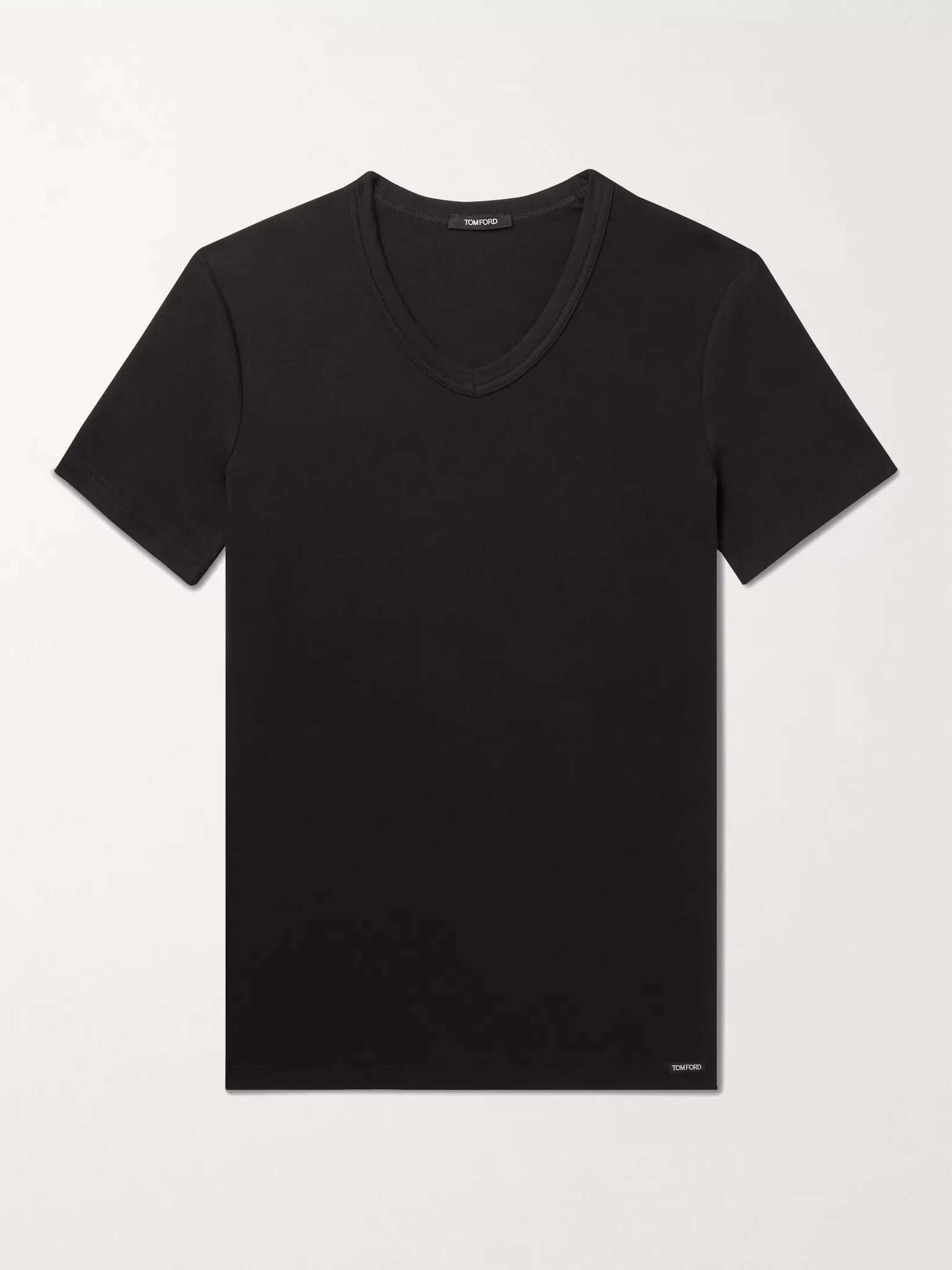 Stretch-Cotton Jersey T-Shirt - 1