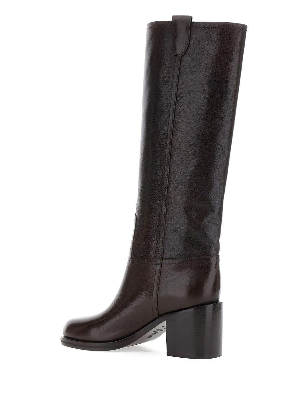 leather knee-high boots - 4