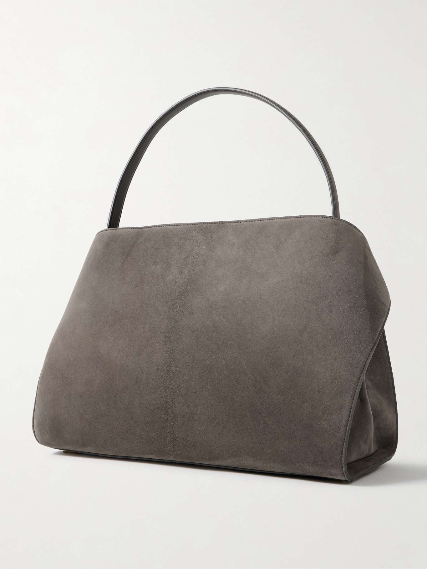 Hug medium suede tote Taupe - 3
