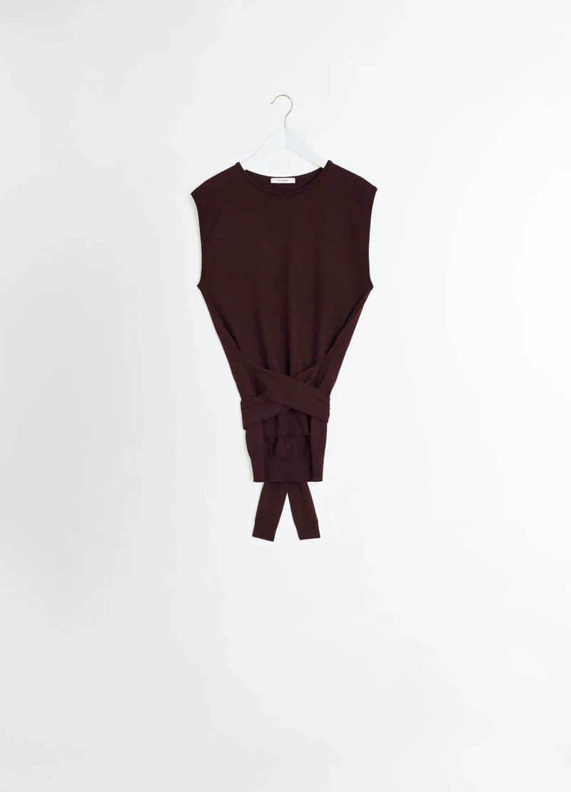 TROMPE L'OEIL SLEEVELESS JUMPER 1