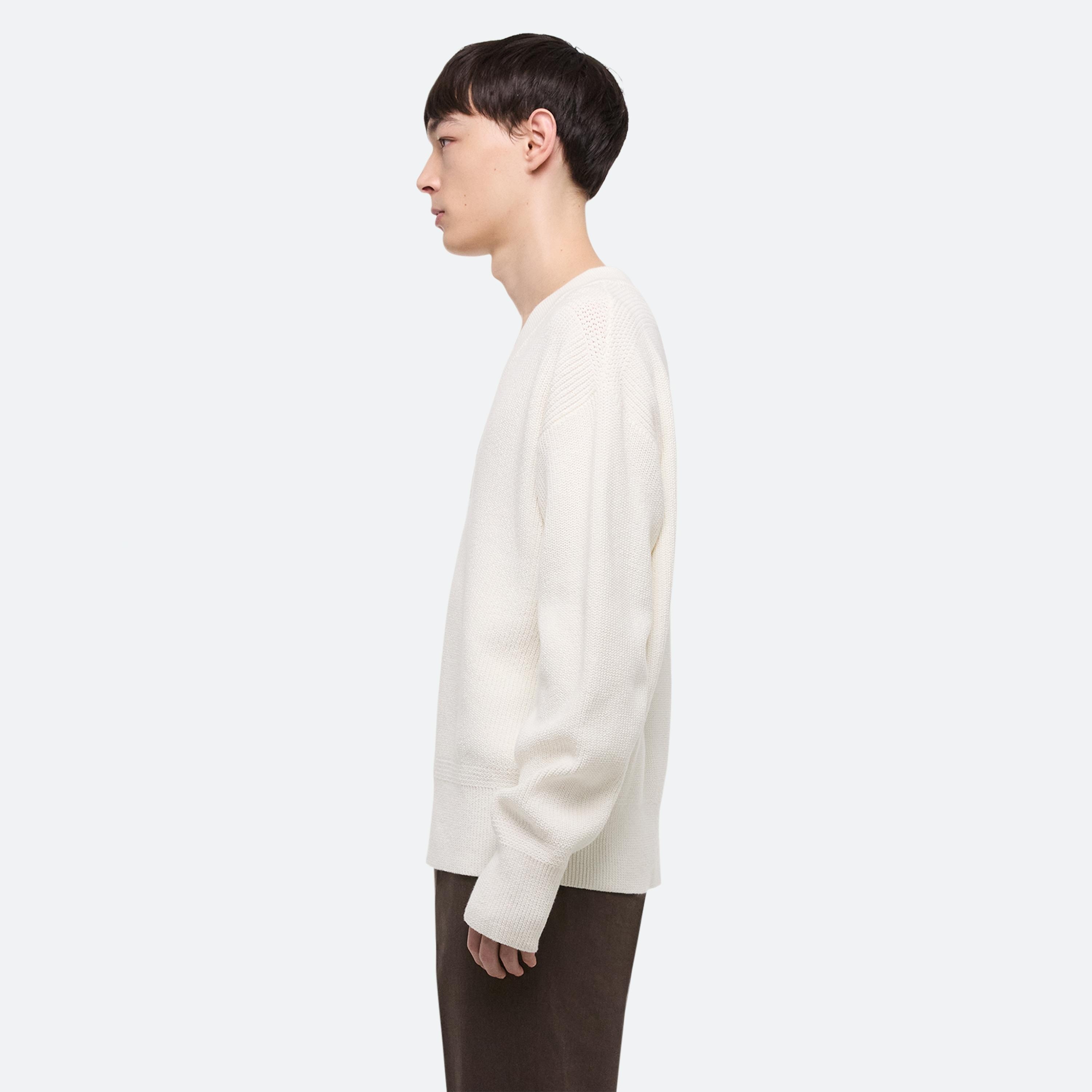RIBBED V-NECK SWEATER - 4