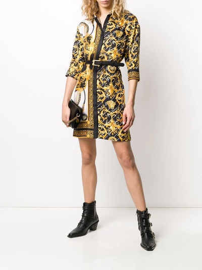 VERSACE Barocco fitted shirt dress outlook