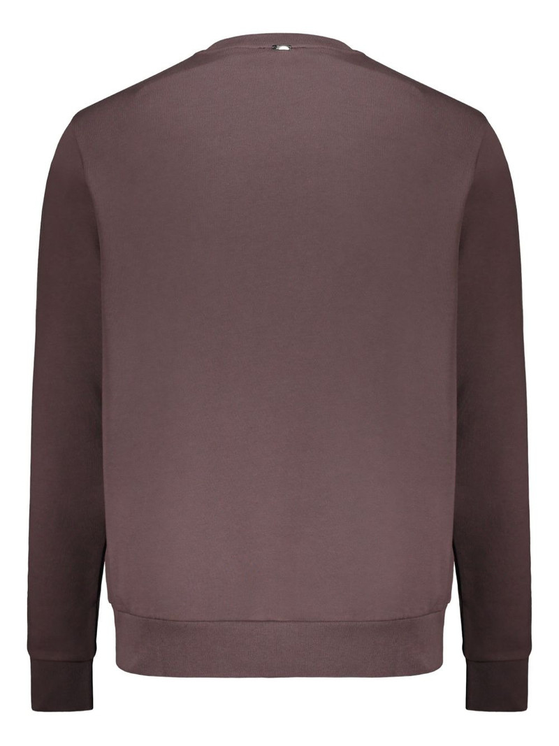Herno logo-embroidered crew-neck sweatshirt outlook