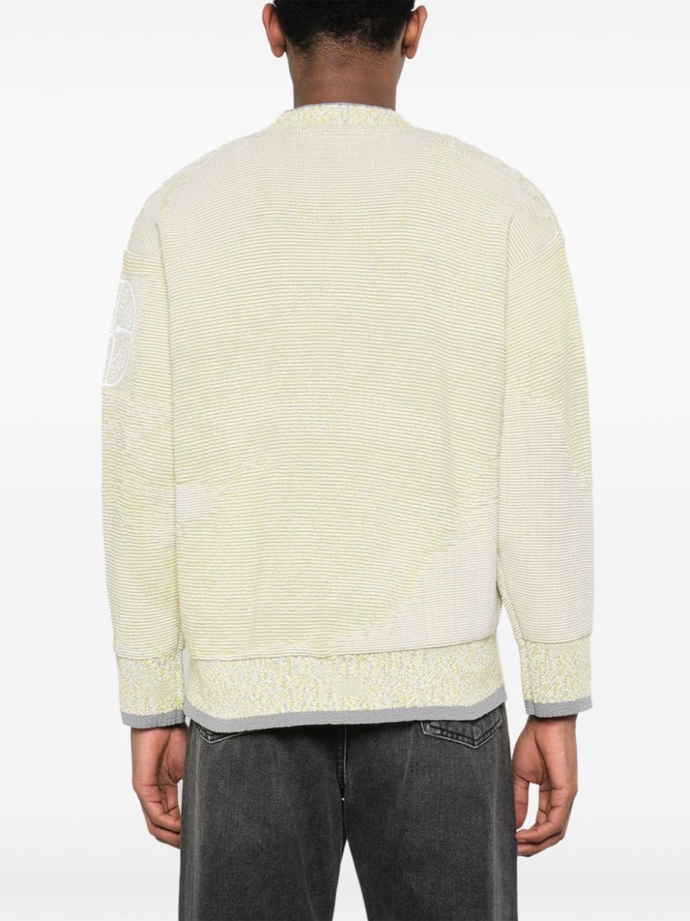 Compass-logo knitted jumper - 4
