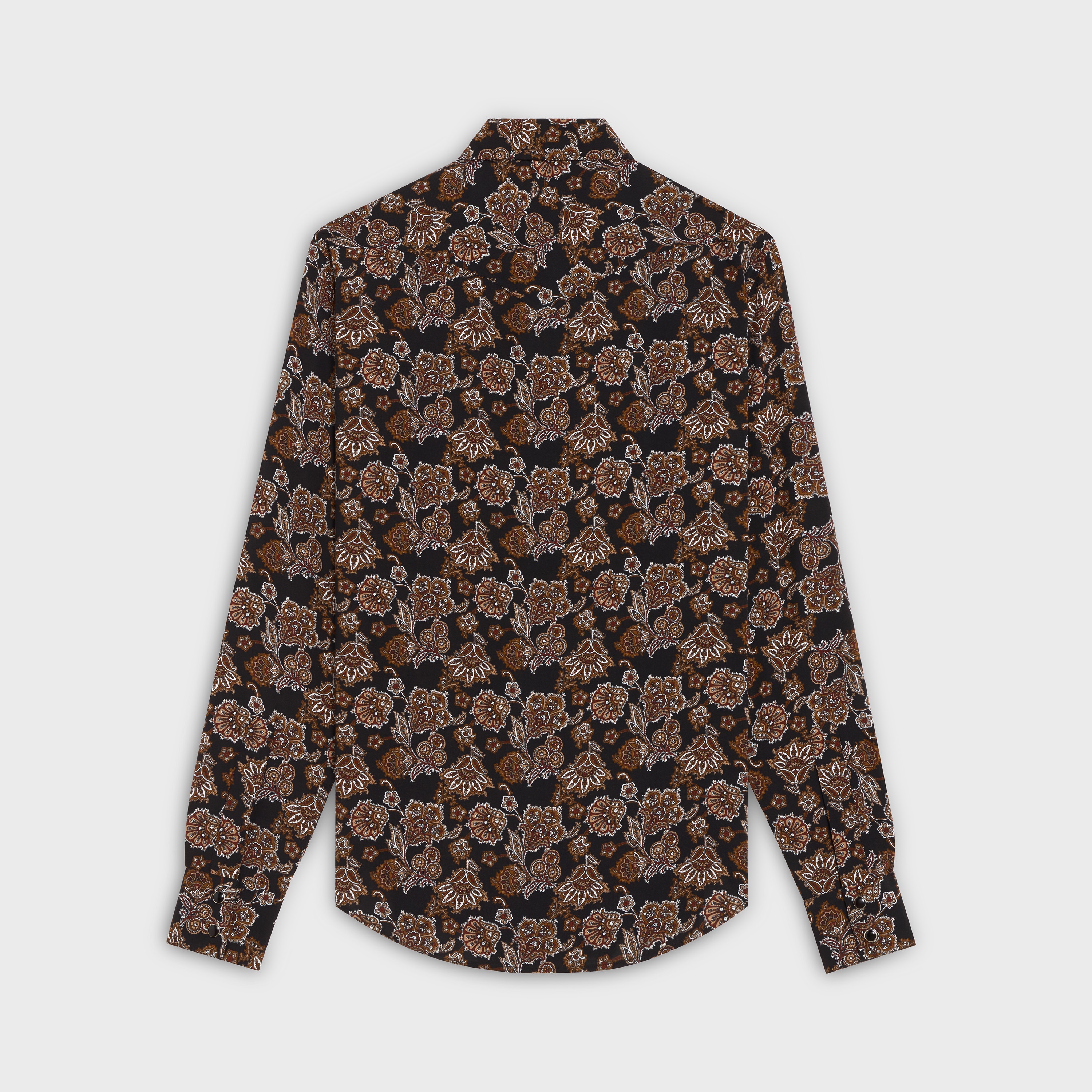 WESTERN SHIRT IN VISCOSE WITH PRINT - 2