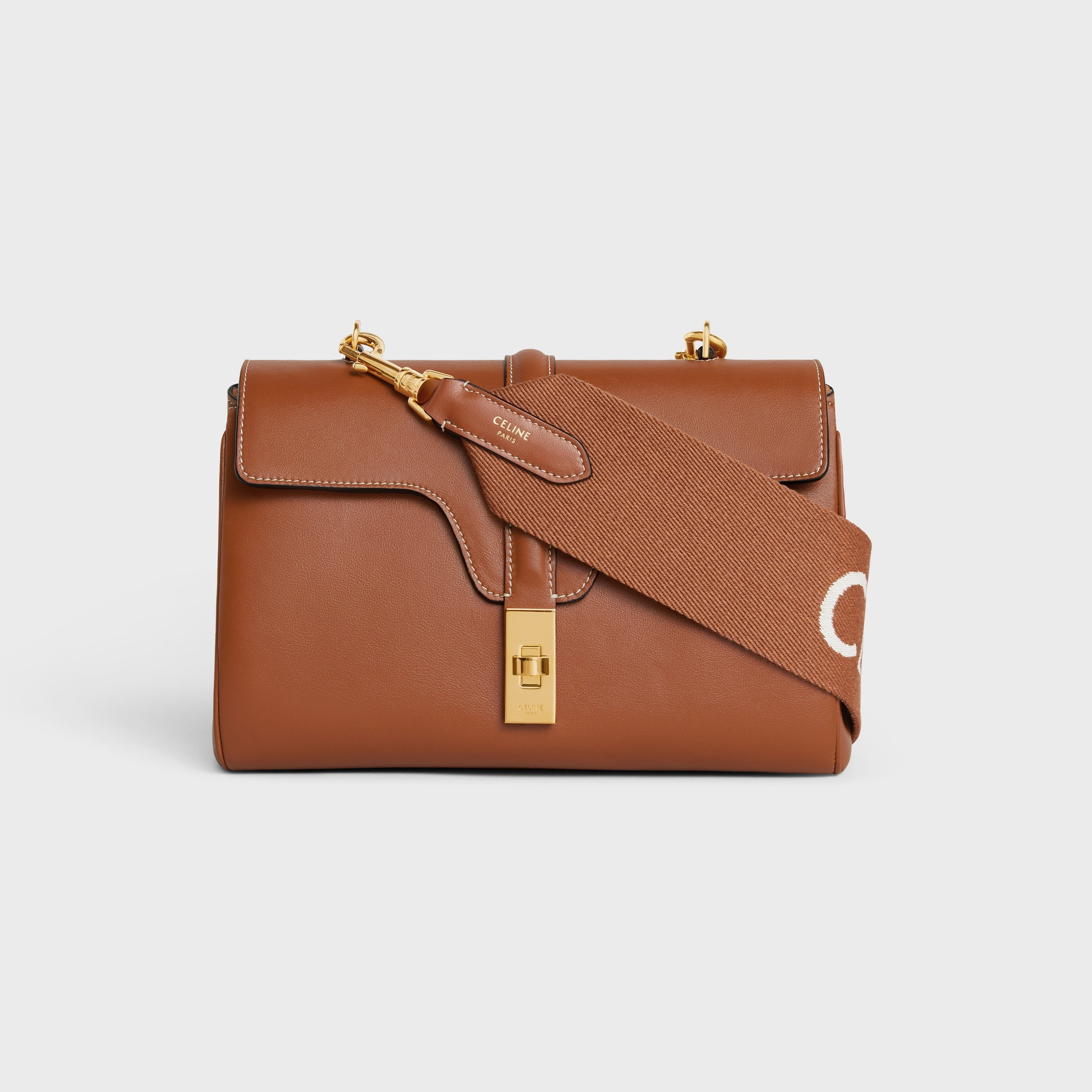 Short Strap in Wool with Celine jacquard - 3