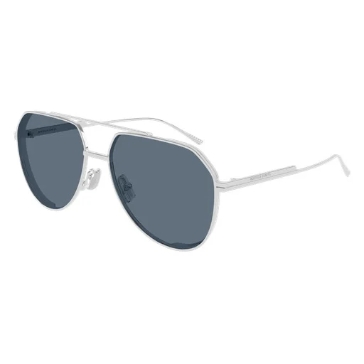 PILOT SHAPE SUNGLASSES (SILVER/BLUE) - 1