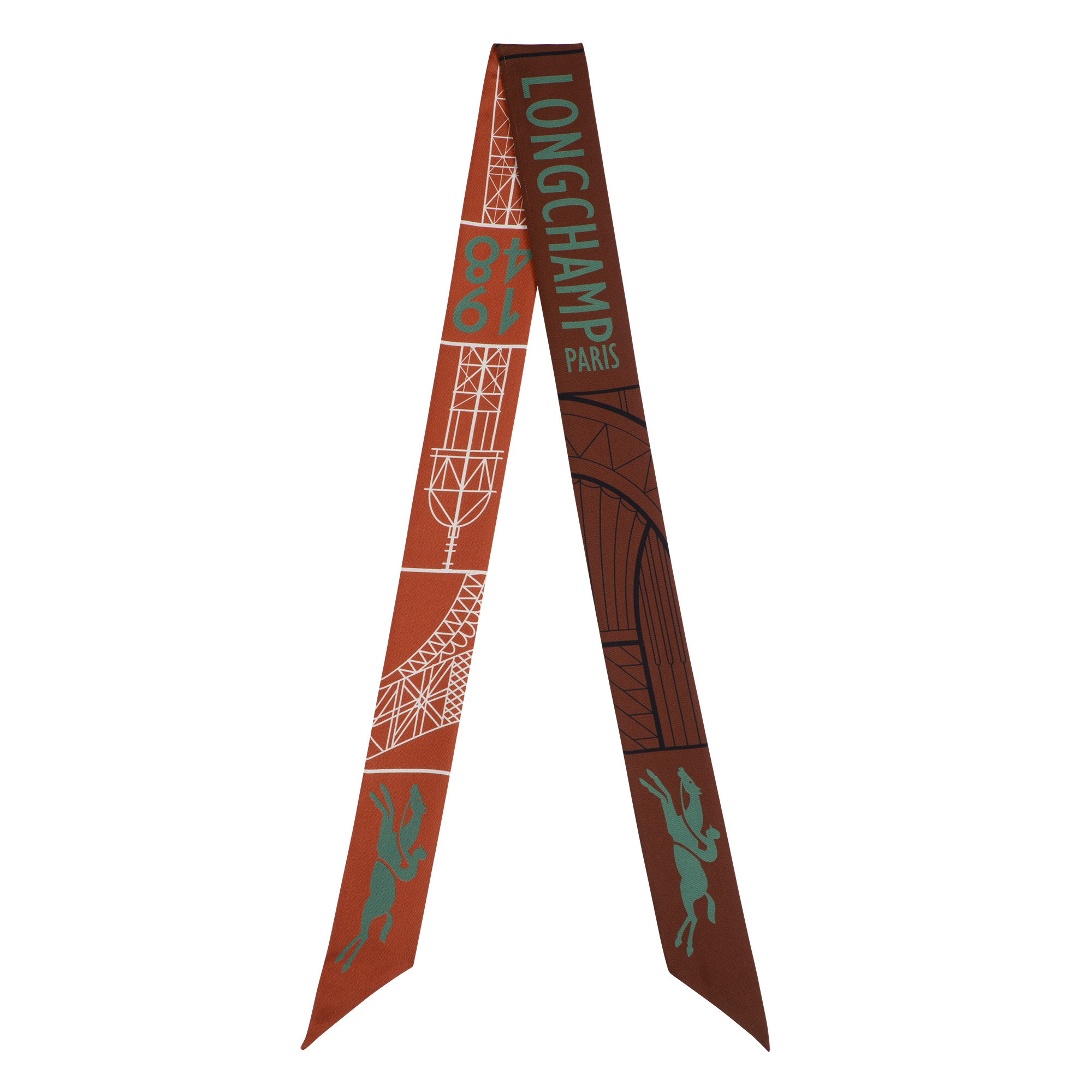 Eiffel Tower 1948 Headband Marmalade - Silk - 1