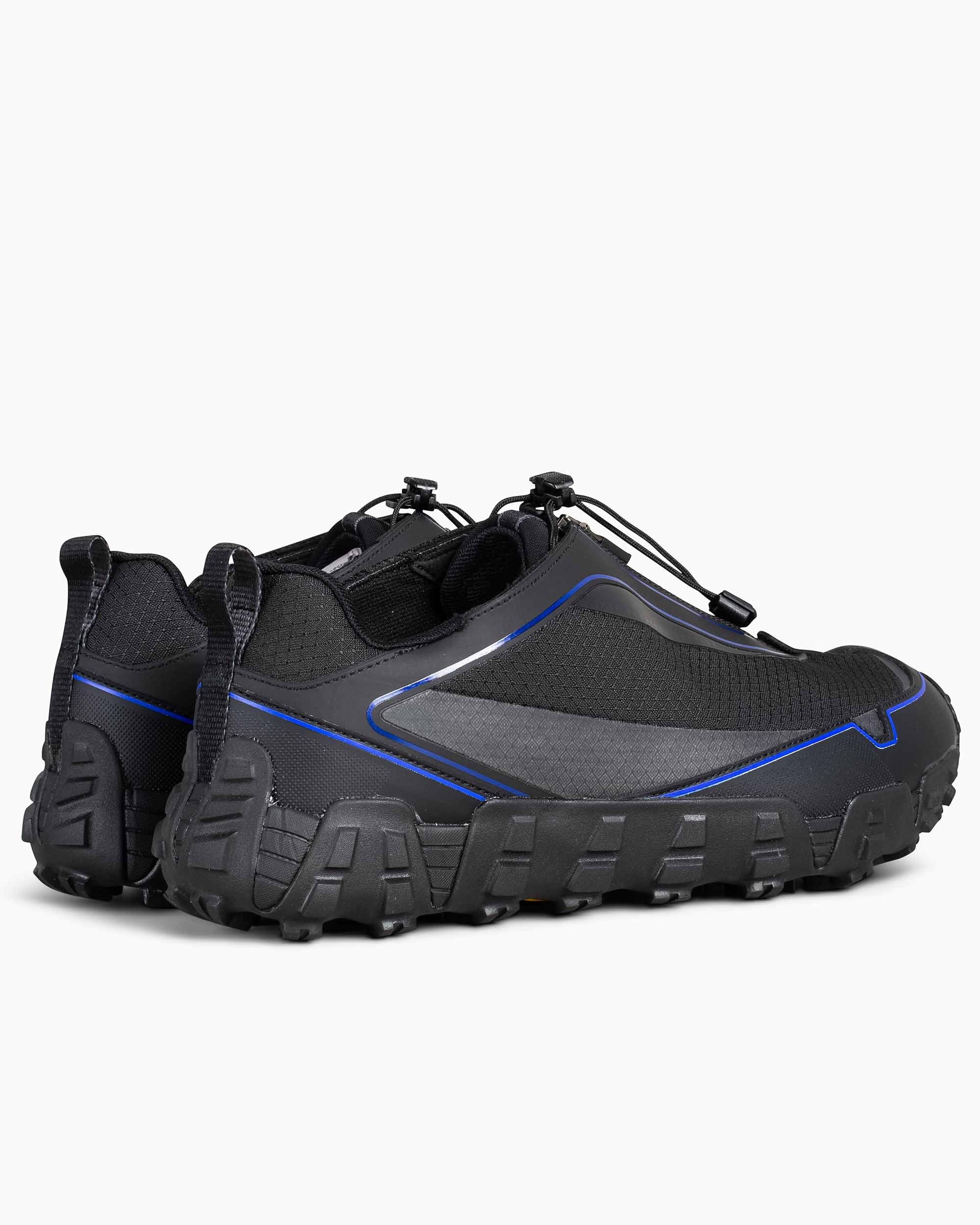 Zip Up Runner Black - 3