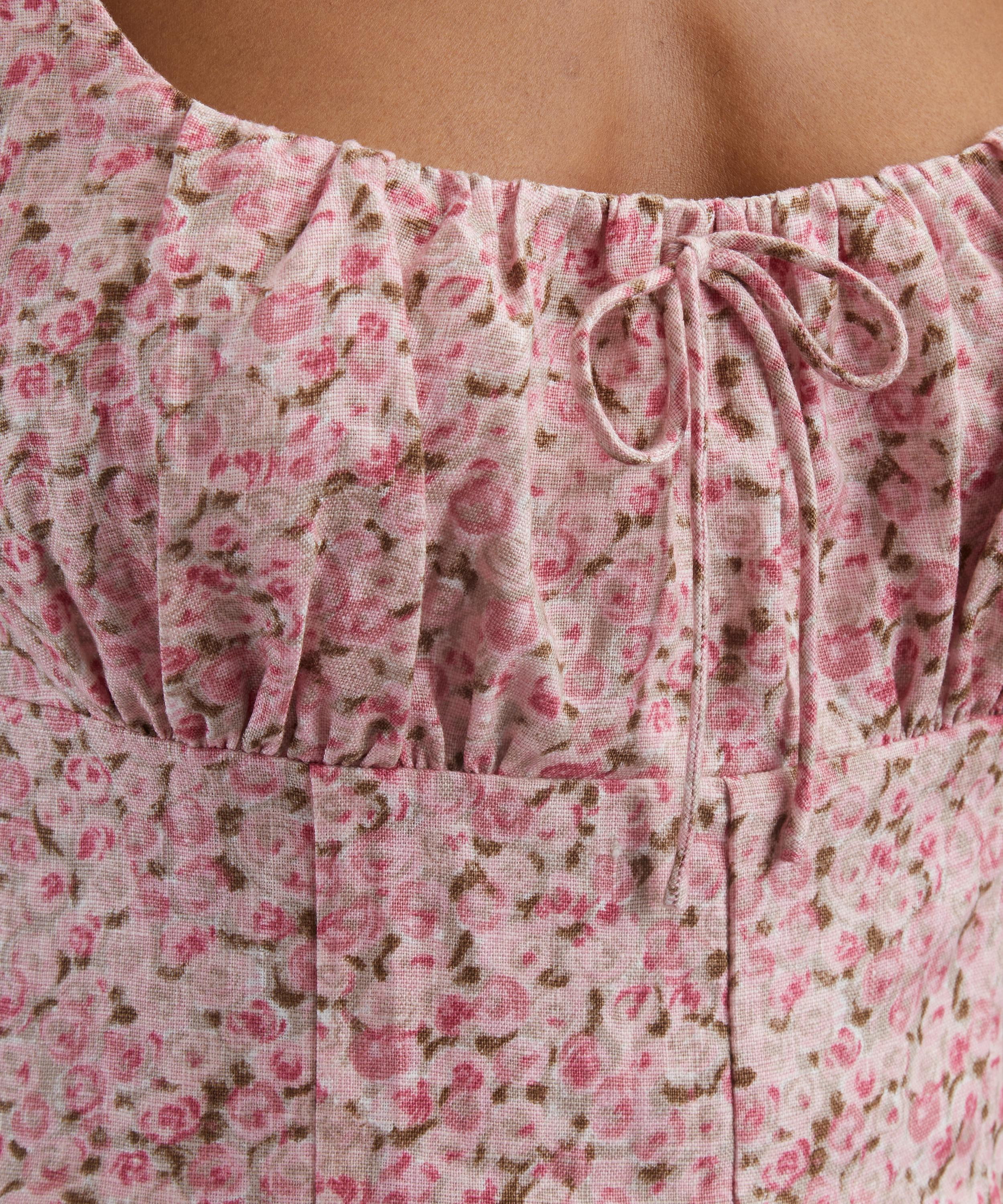 Daria Rosin Linen Mini Dress - 5