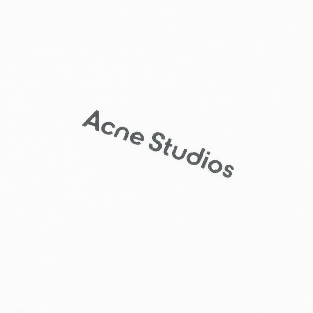 ACNE STUDIOS LONG SLEEVE T-SHIRT - OPTIC WHITE - 3