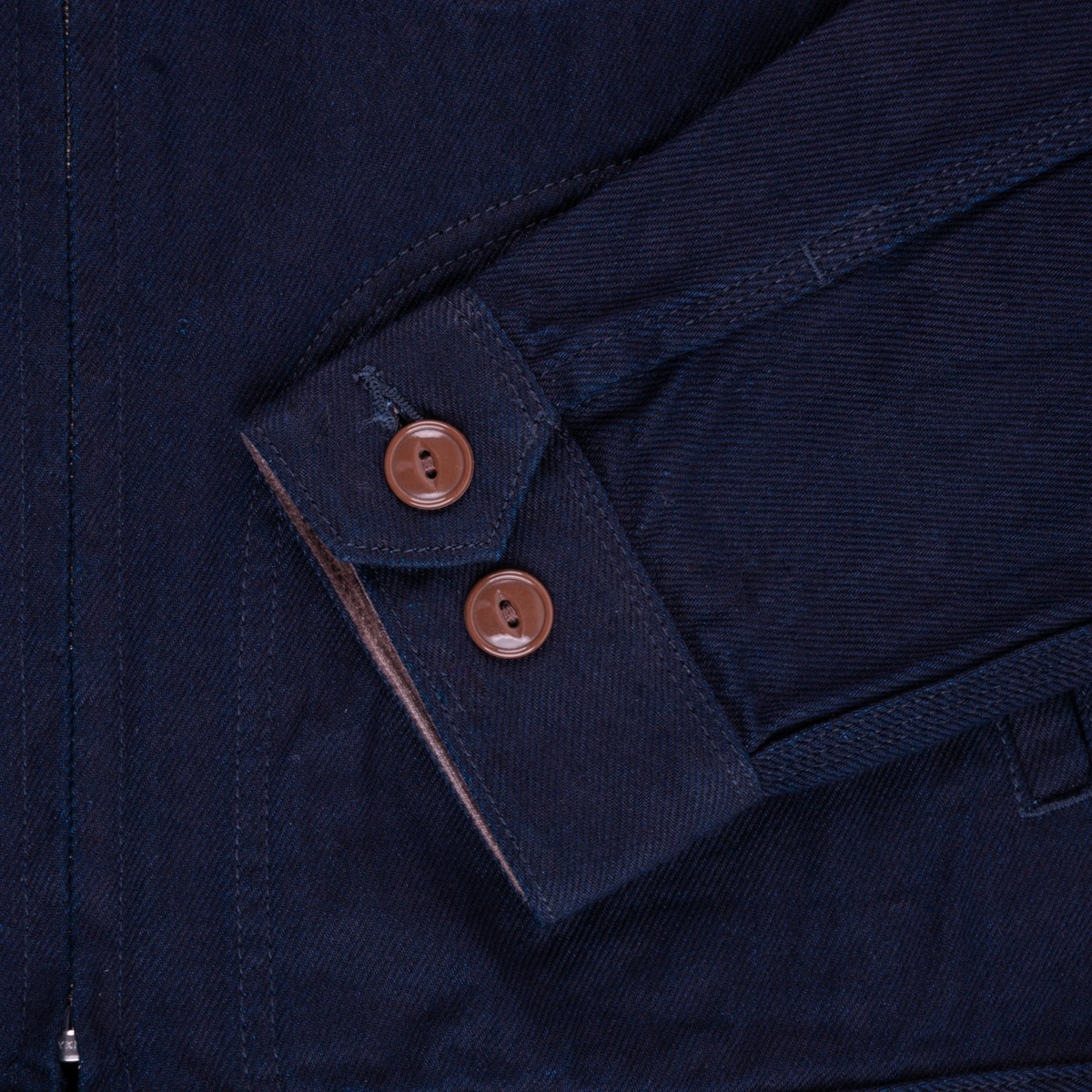 IHJ-143-IND 12oz Kersey Work Jacket - Indigo/Black - 11