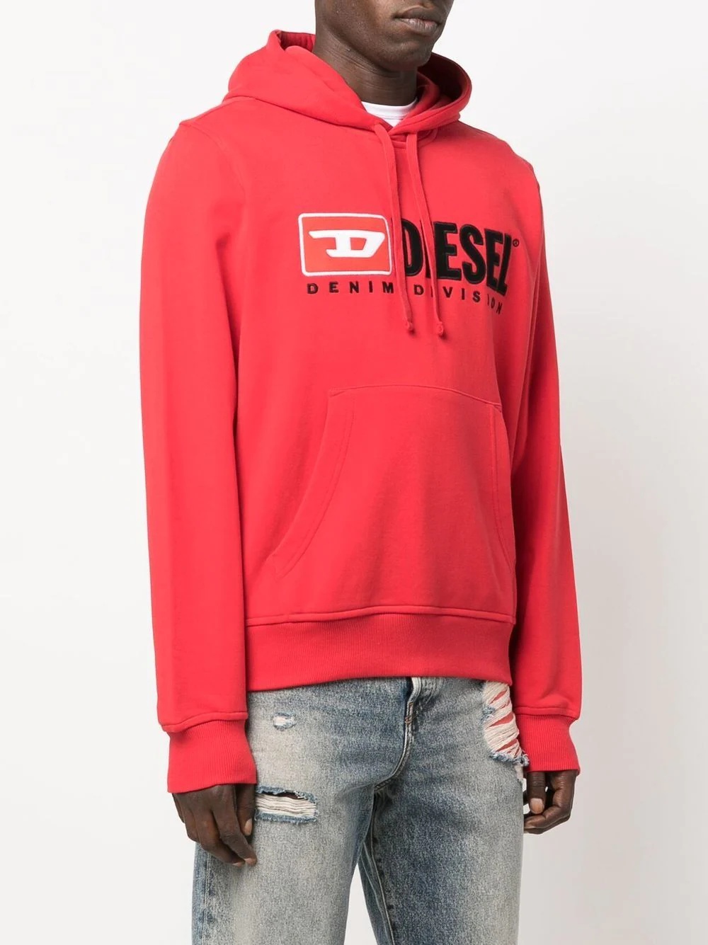 logo-print drawstring hoodie - 3