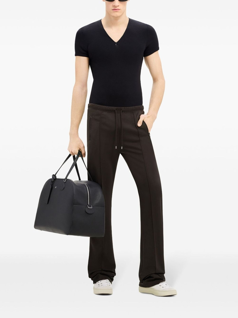 courrèges 90's V-neck ribbed T-shirt outlook