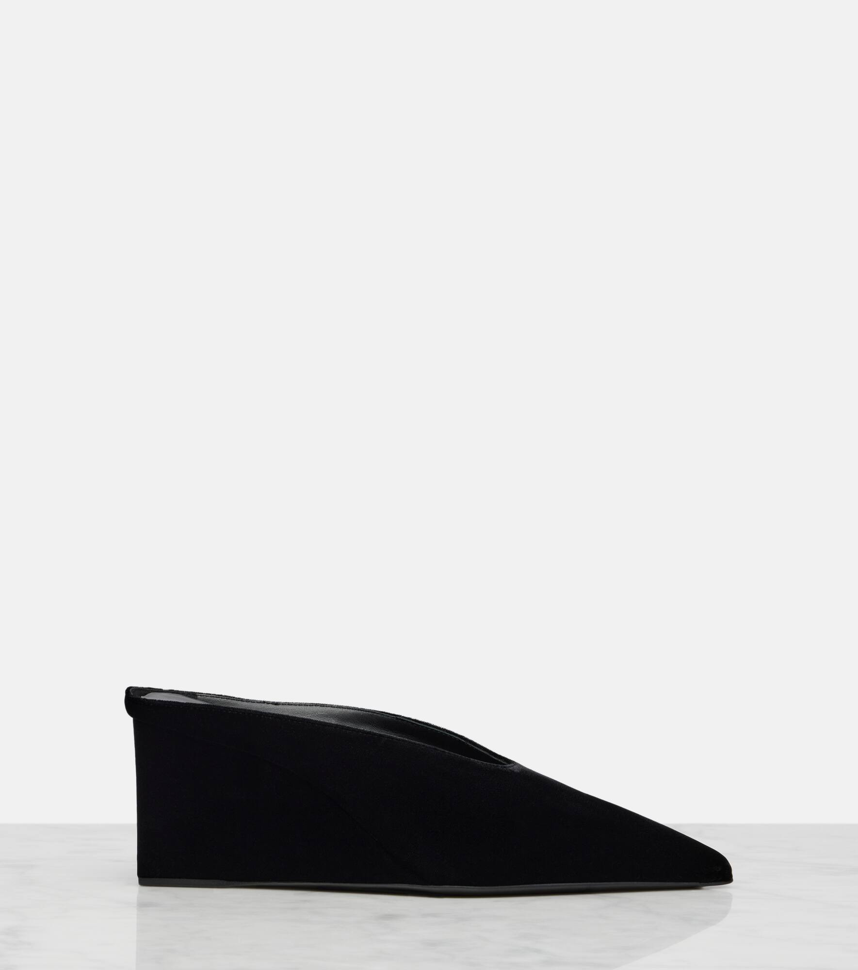 Cube 75 suede wedge mules - 4
