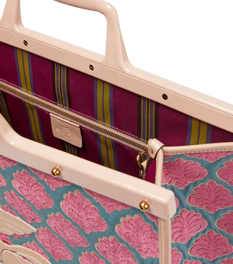Etro Love Trotter Large jacquard tote bag outlook