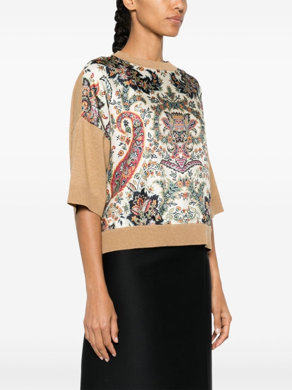 floral-print jumper - 3