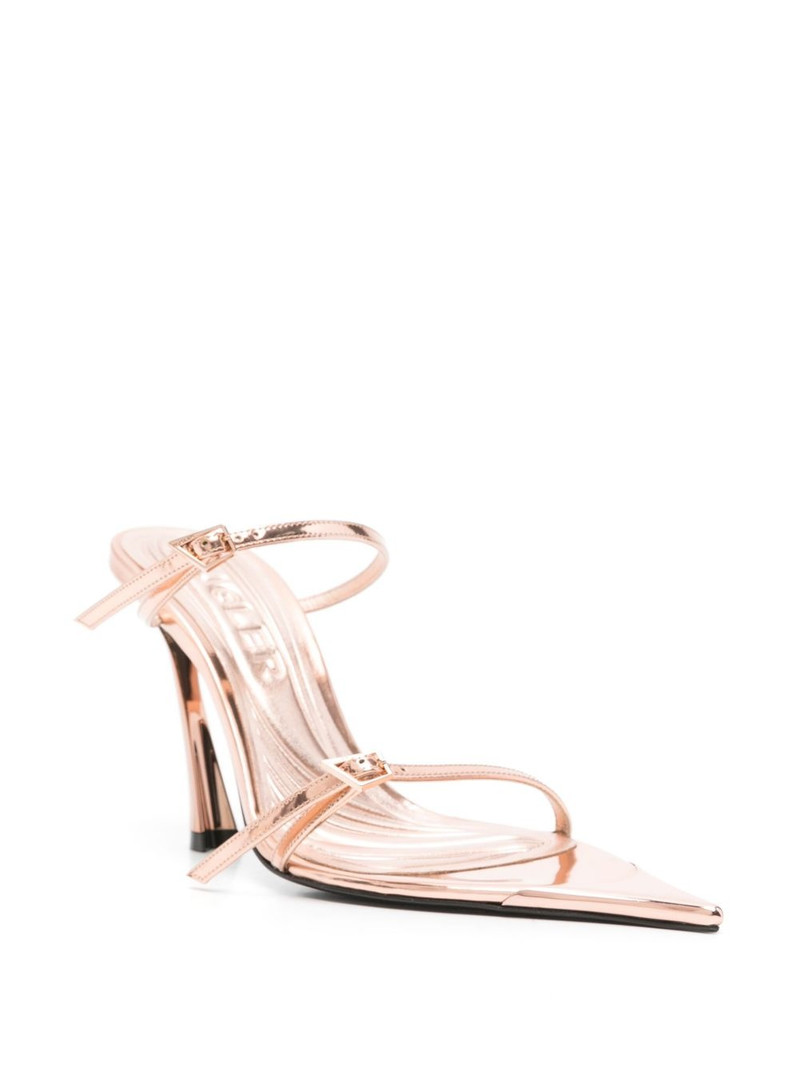 MUGLER 95mm fang sandals outlook