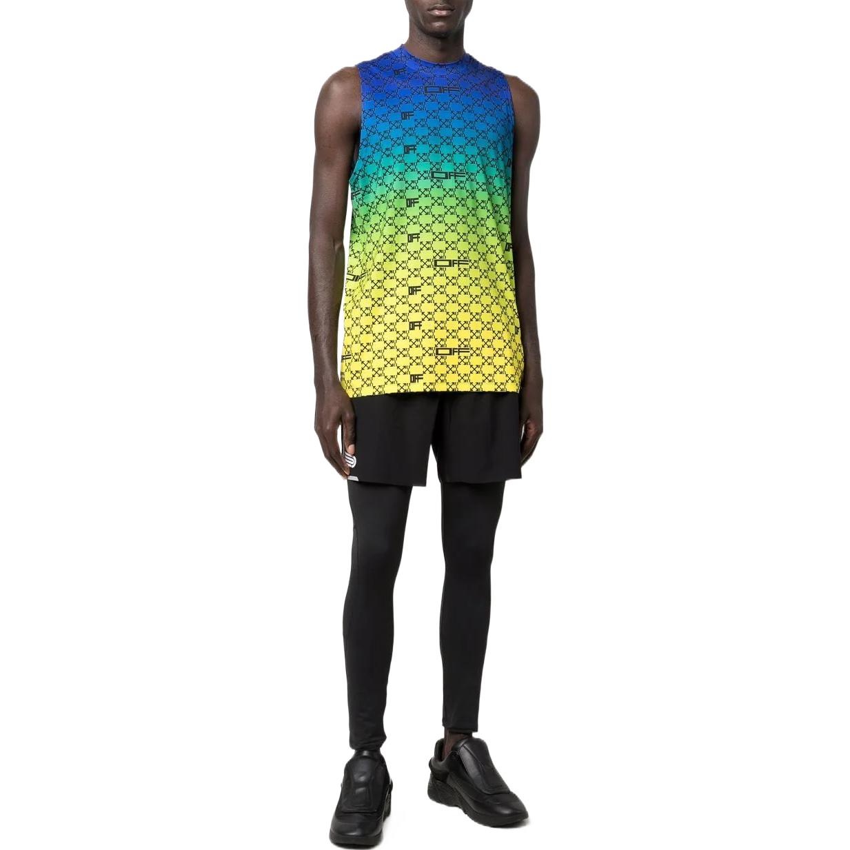 Off-White Athl Monogram Tank 'Multicolor' OMVA033S22FAB0018410 - 2