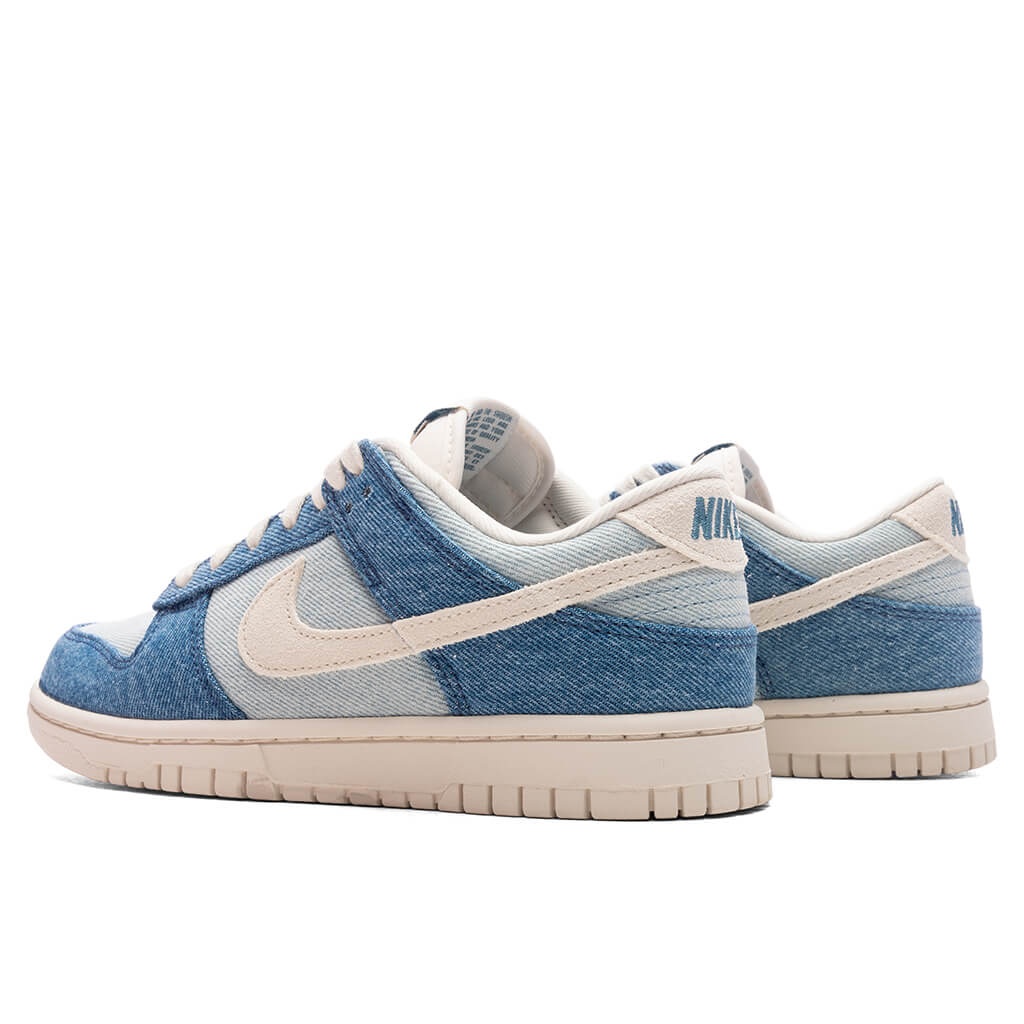 WOMEN'S DUNK LOW - SMOKEY BLUE/PALE IVORY/DENIM TURQ/OCHRE - 3
