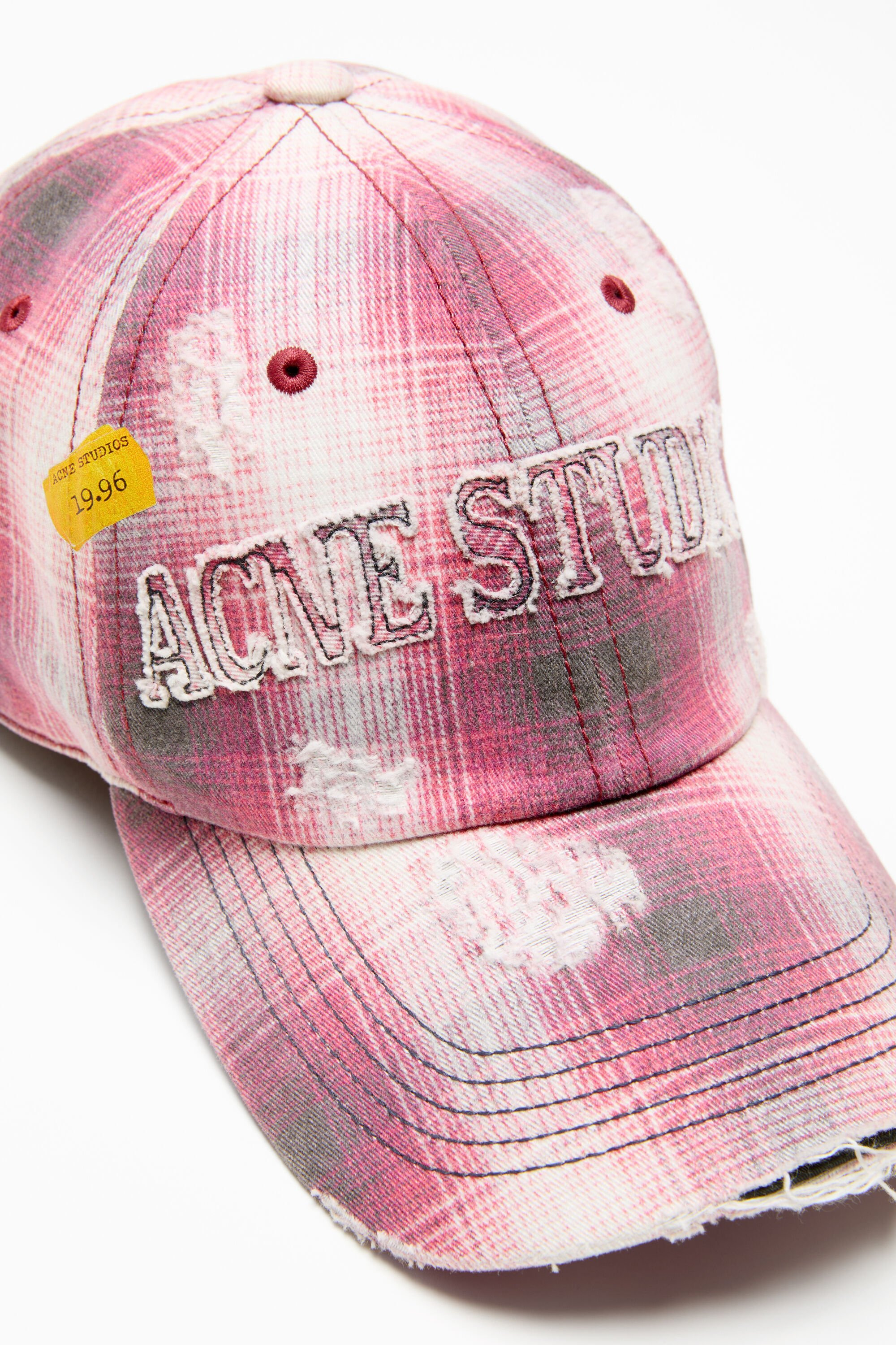 Distressed cap - Red/blue - 4