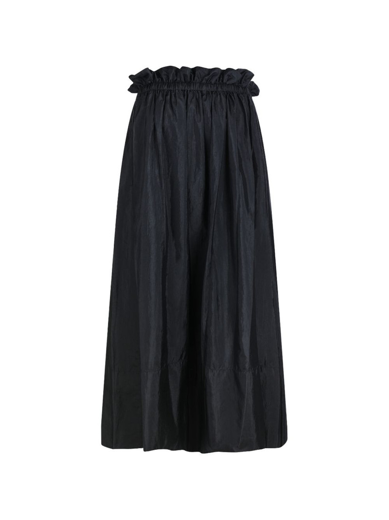 Jil Sander ruffled drawstring midi skirt outlook