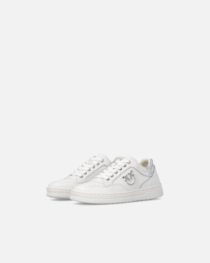 LEATHER SNEAKERS WITH LOVE BIRDS LOGO 6