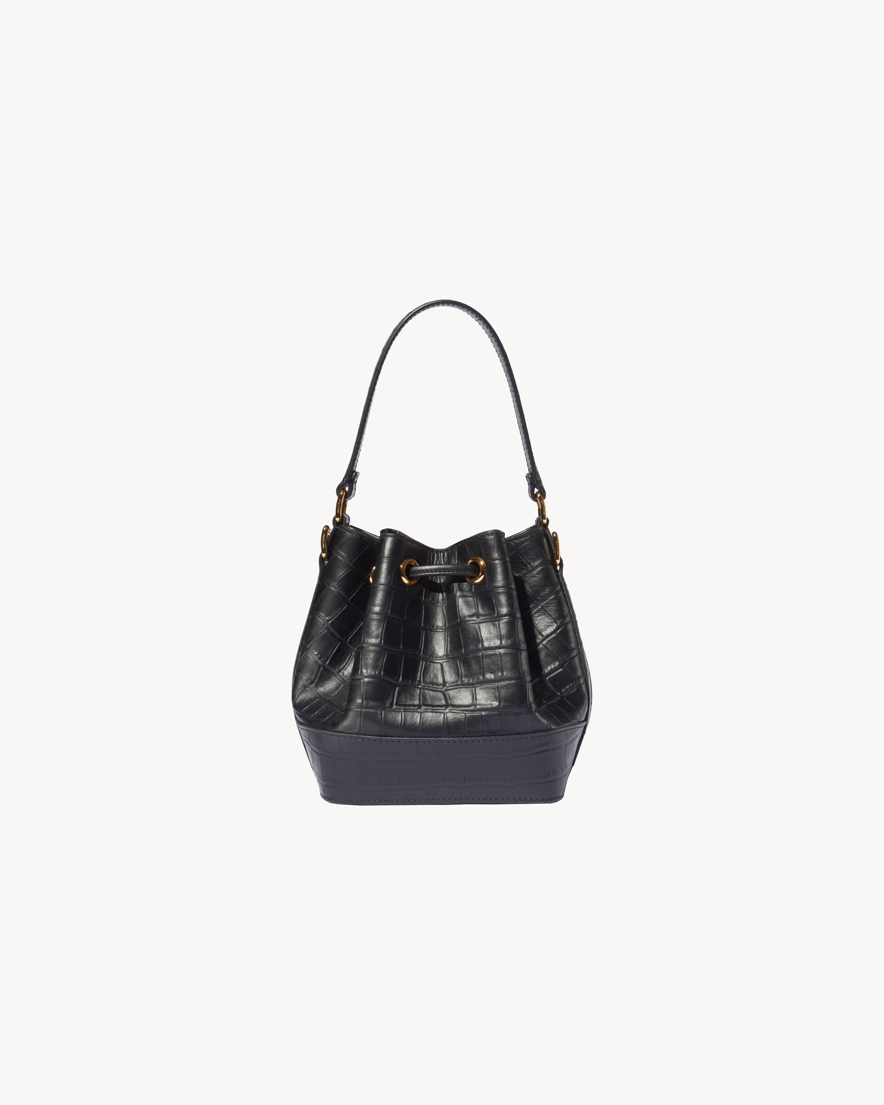 BRIGITTE MINI BUCKET BAG CROC - 5