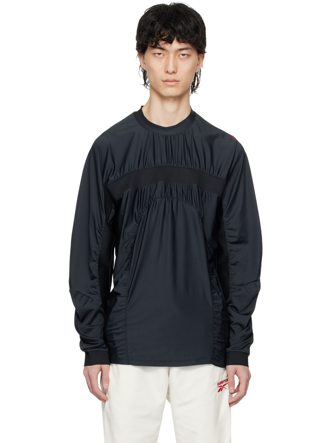 Black Reebok Edition Long Sleeve T-Shirt - 1
