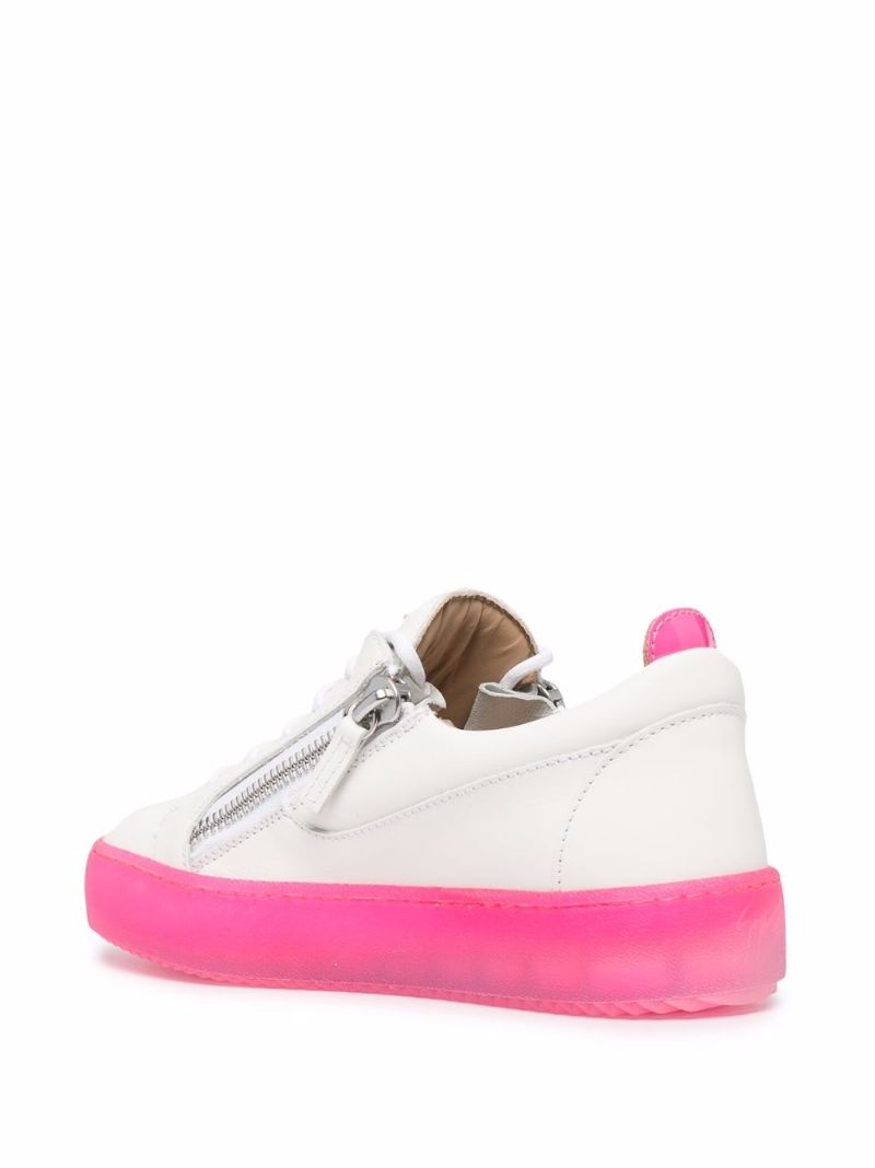 zip-detail low-top trainers - 3