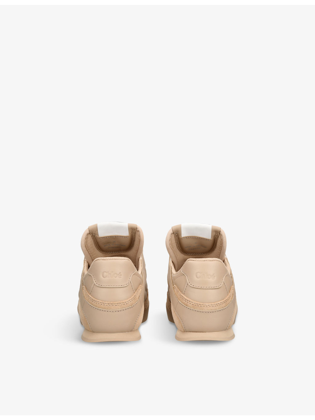 Kick brand-patch low-top suede trainers - 4