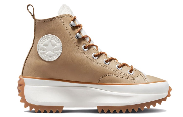 (WMNS) Converse Run Star Hike High 'Sherpa - Nomad Khaki' 573111C - 3