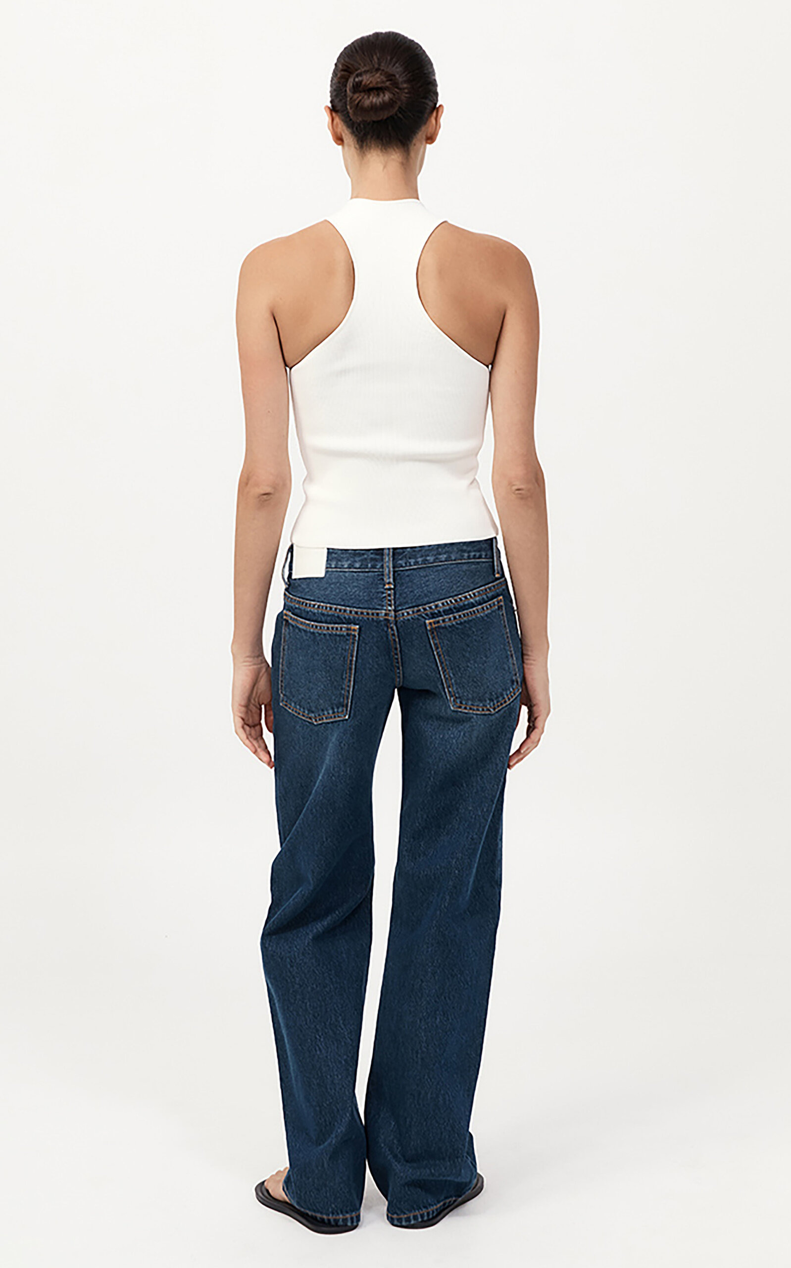 Low-Rise Organic Cotton Jeans blue - 3