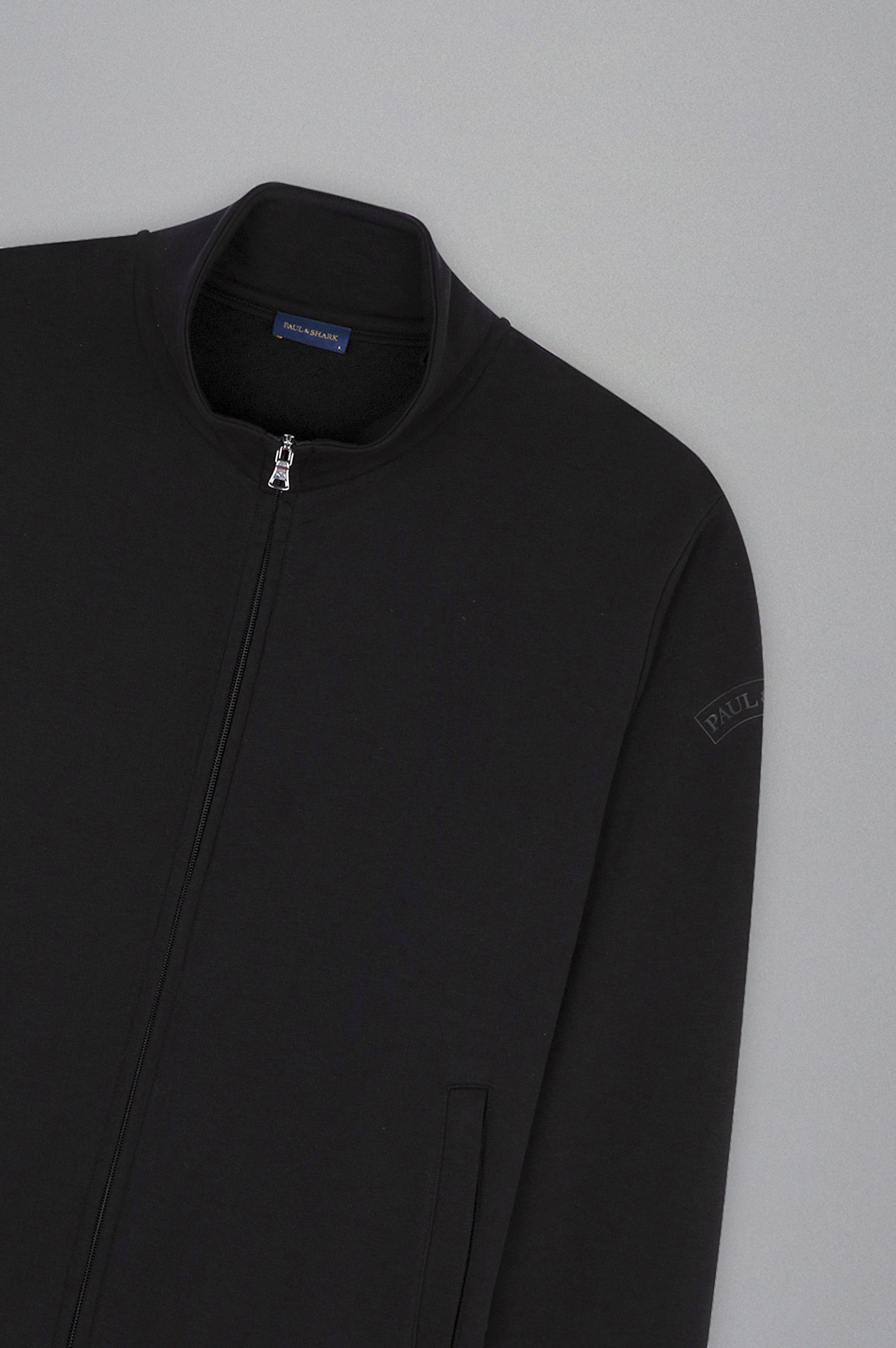 COTTON FULL ZIP SWEATSHIRT - 5