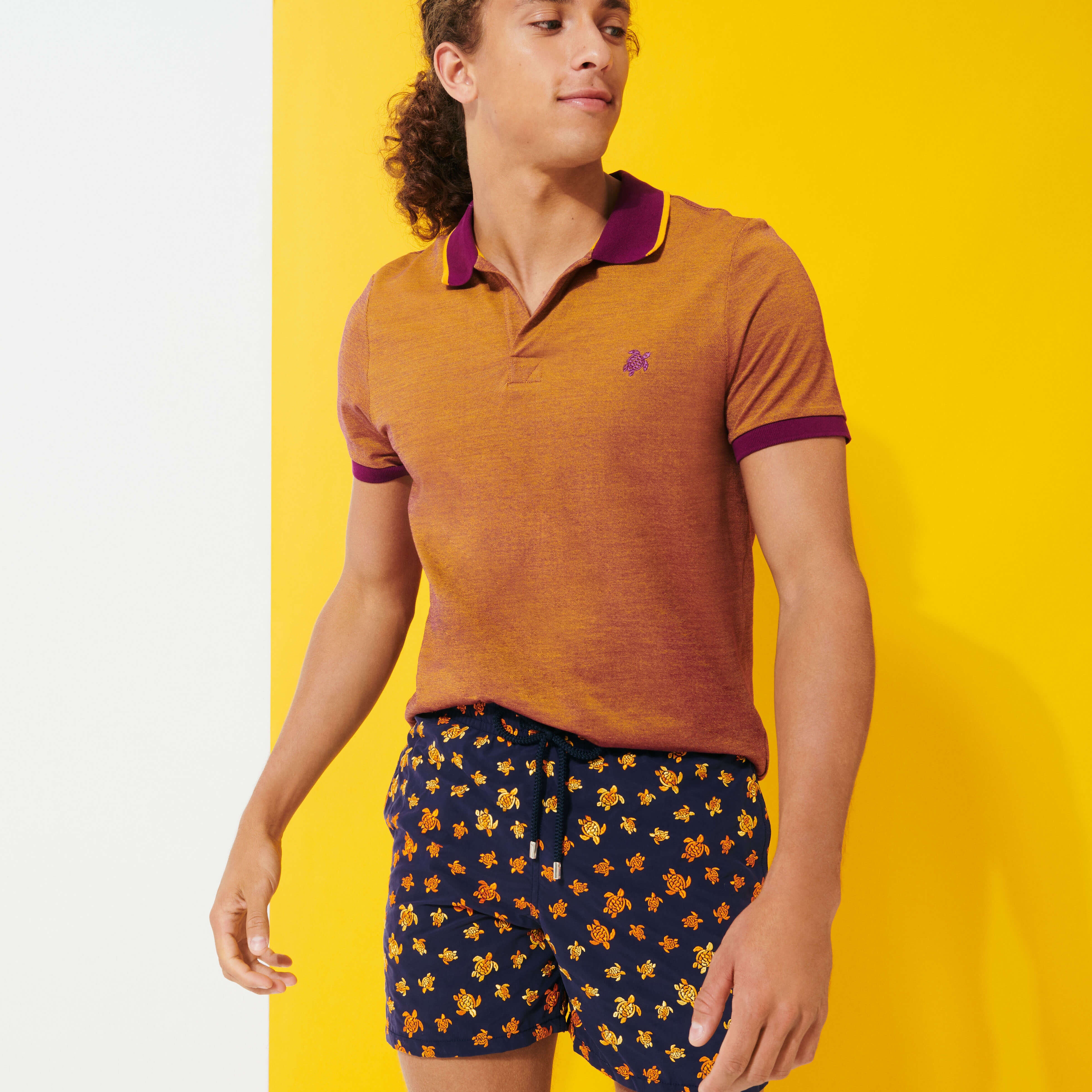 Men Embroidered Swim Trunks Micro Ronde Des Tortues - Limited Edition - 8