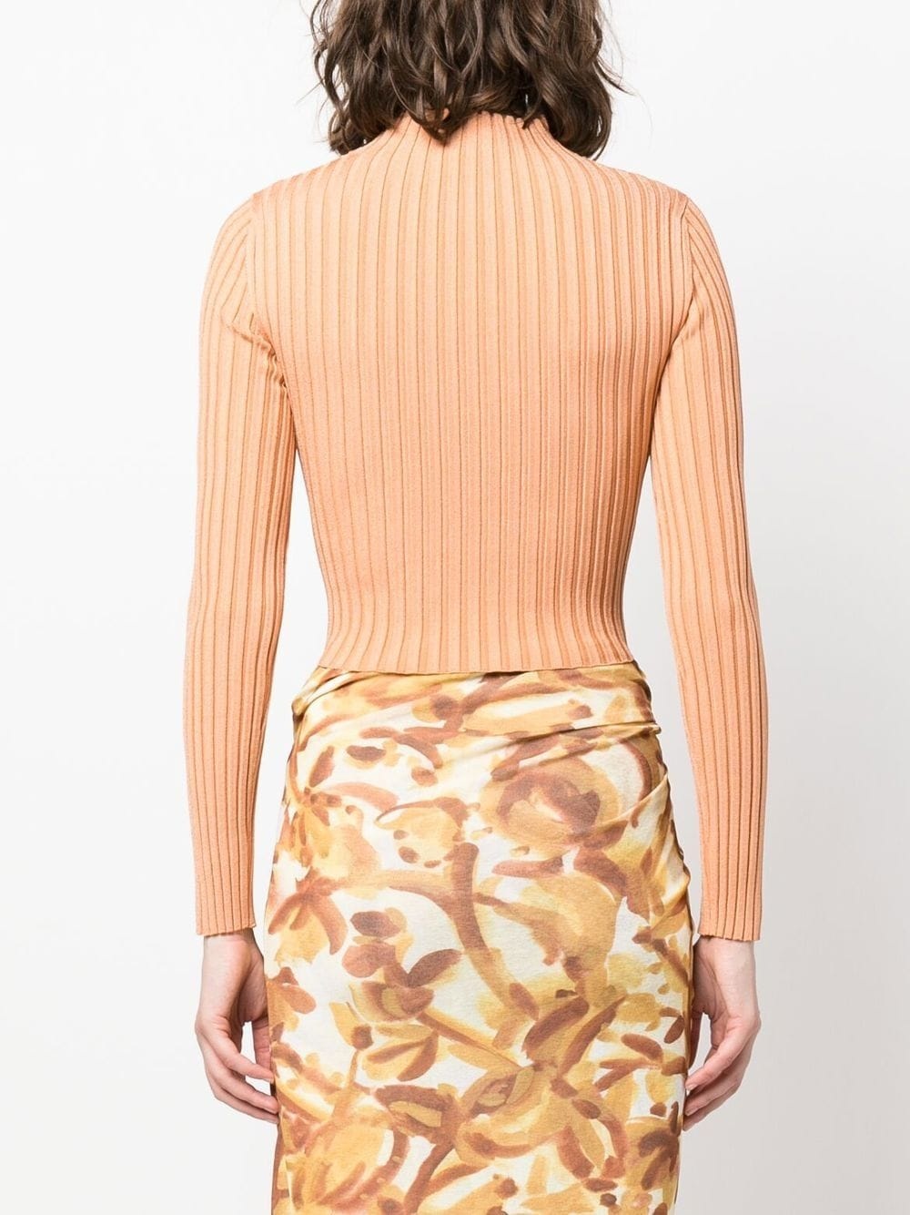 cut-out knitted jumper - 4