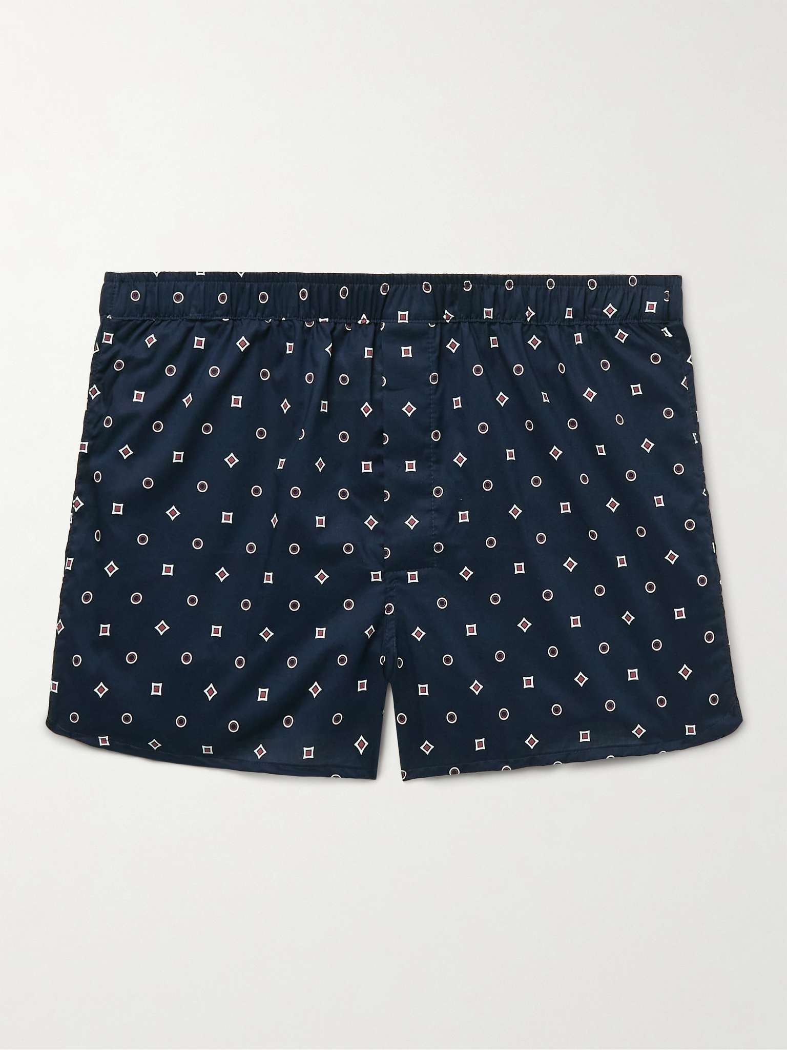 Nelson Printed Cotton Boxer Shorts - 1