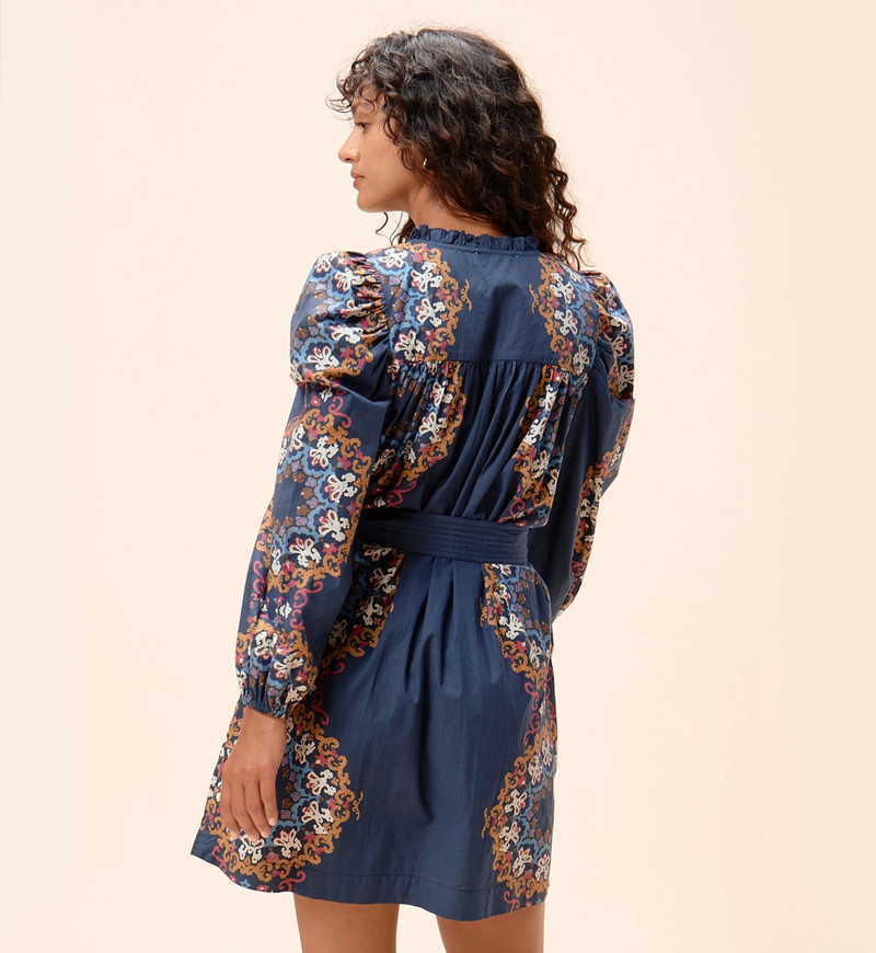 IVANA MINI DRESS | VENEZIA BLUE 3